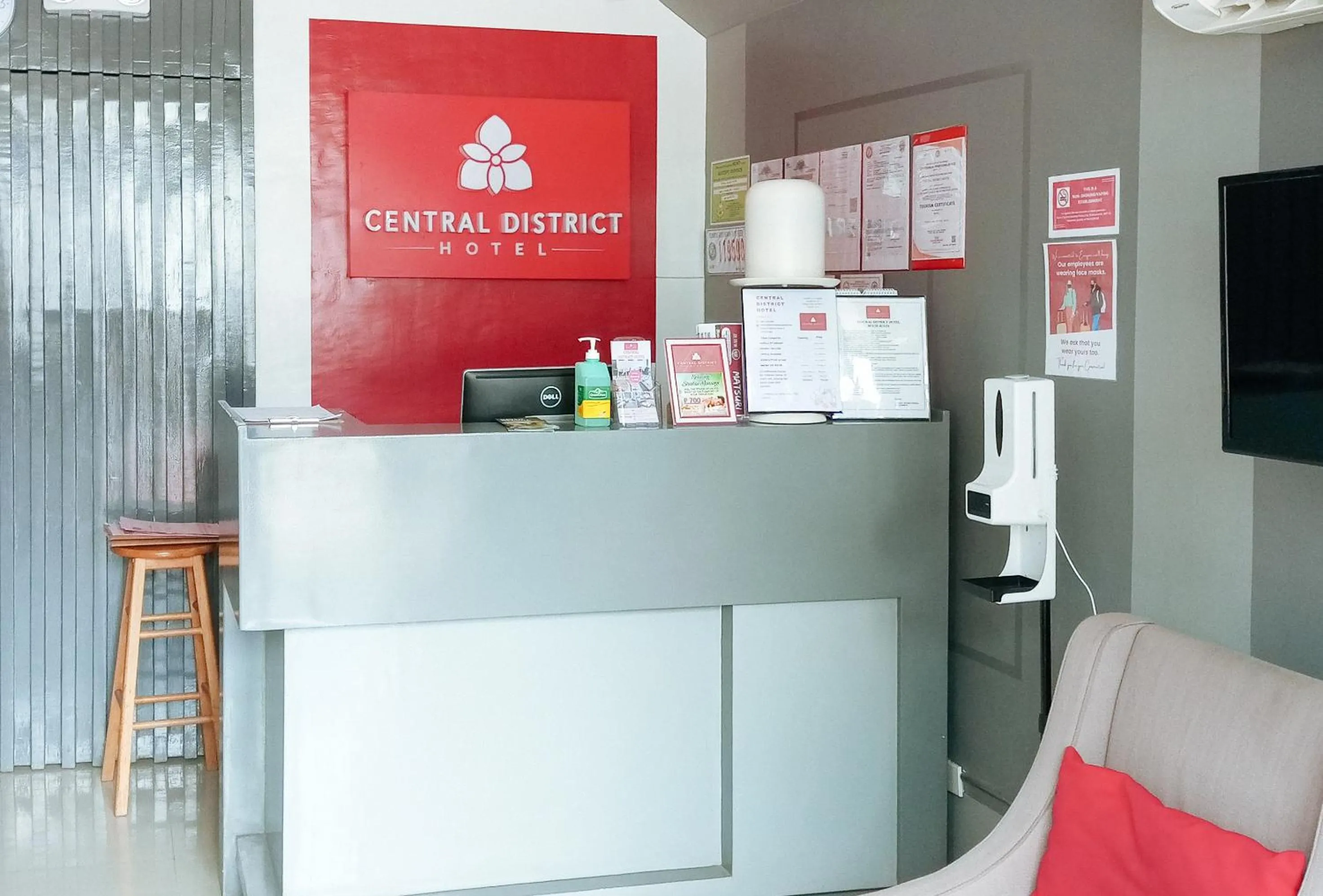 Lobby or reception in Central District Hotel Davao