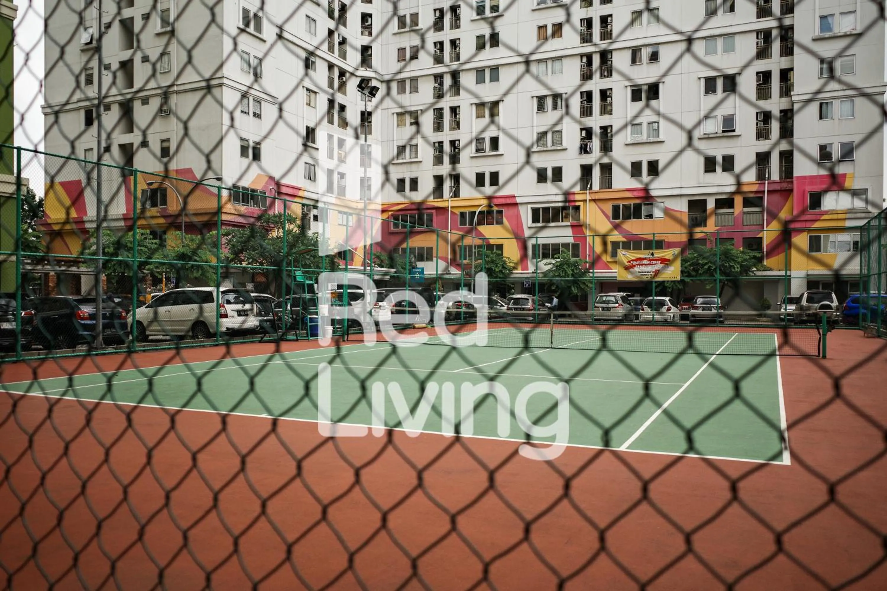 Tennis court in RedLiving Apartemen Kalibata City - SAG Property Tower Kemuning
