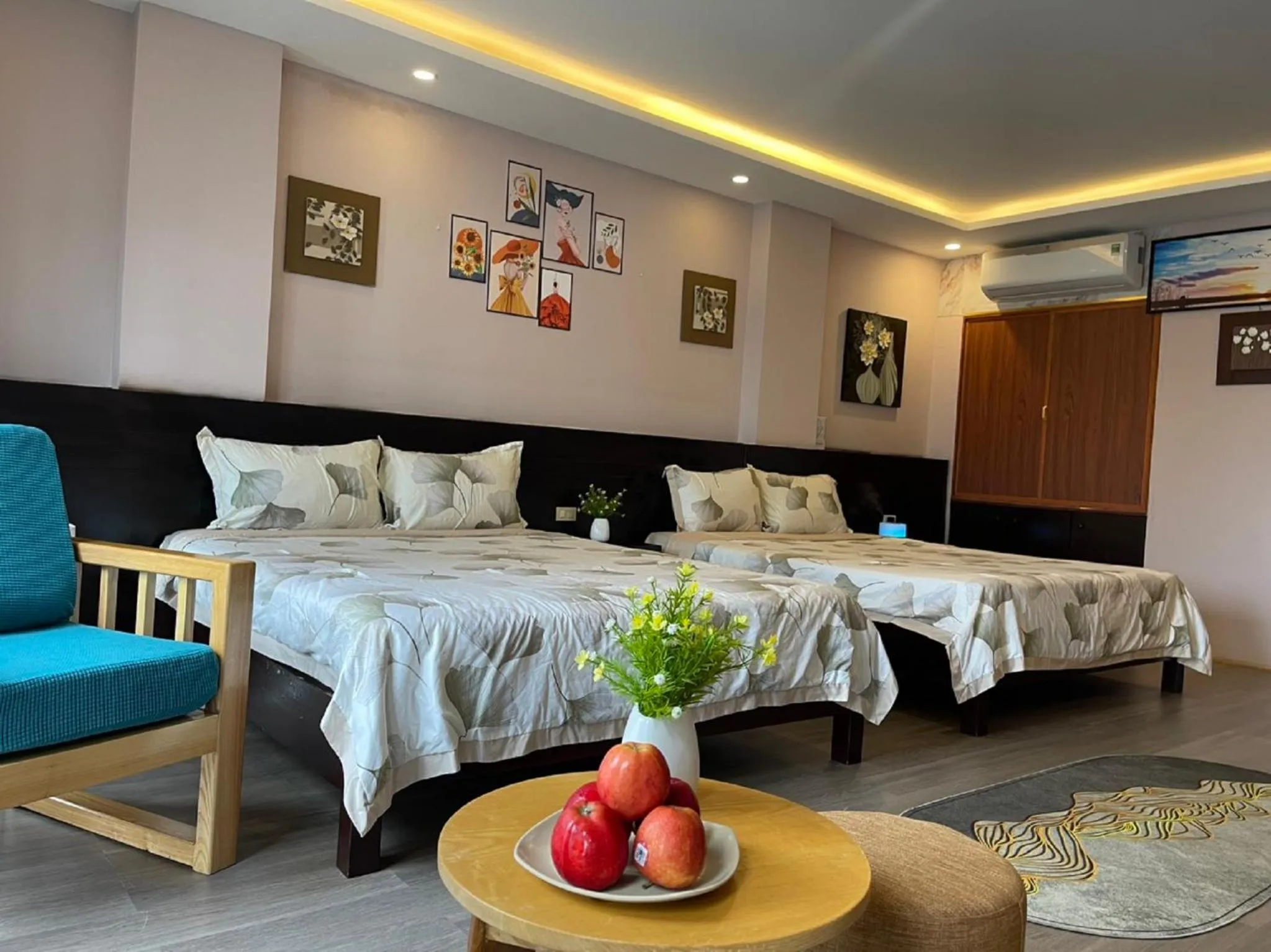 Bed in NALINI Hotel & Apartment
