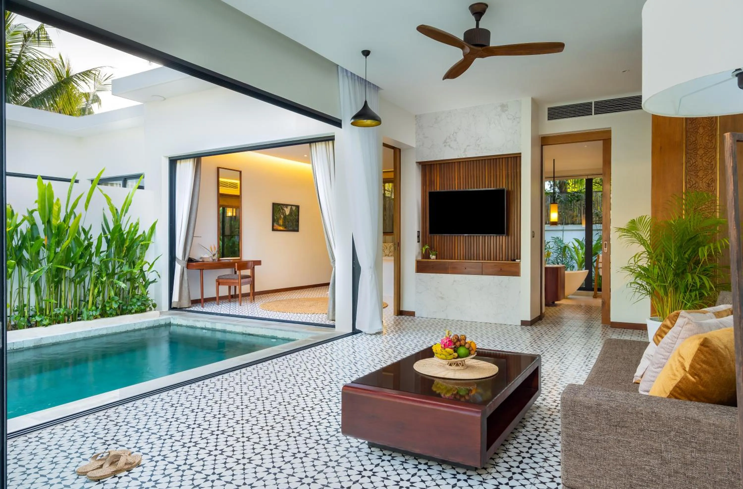 Living room in WAKA VILLA Private Pool Resort & Spa - Adults Only