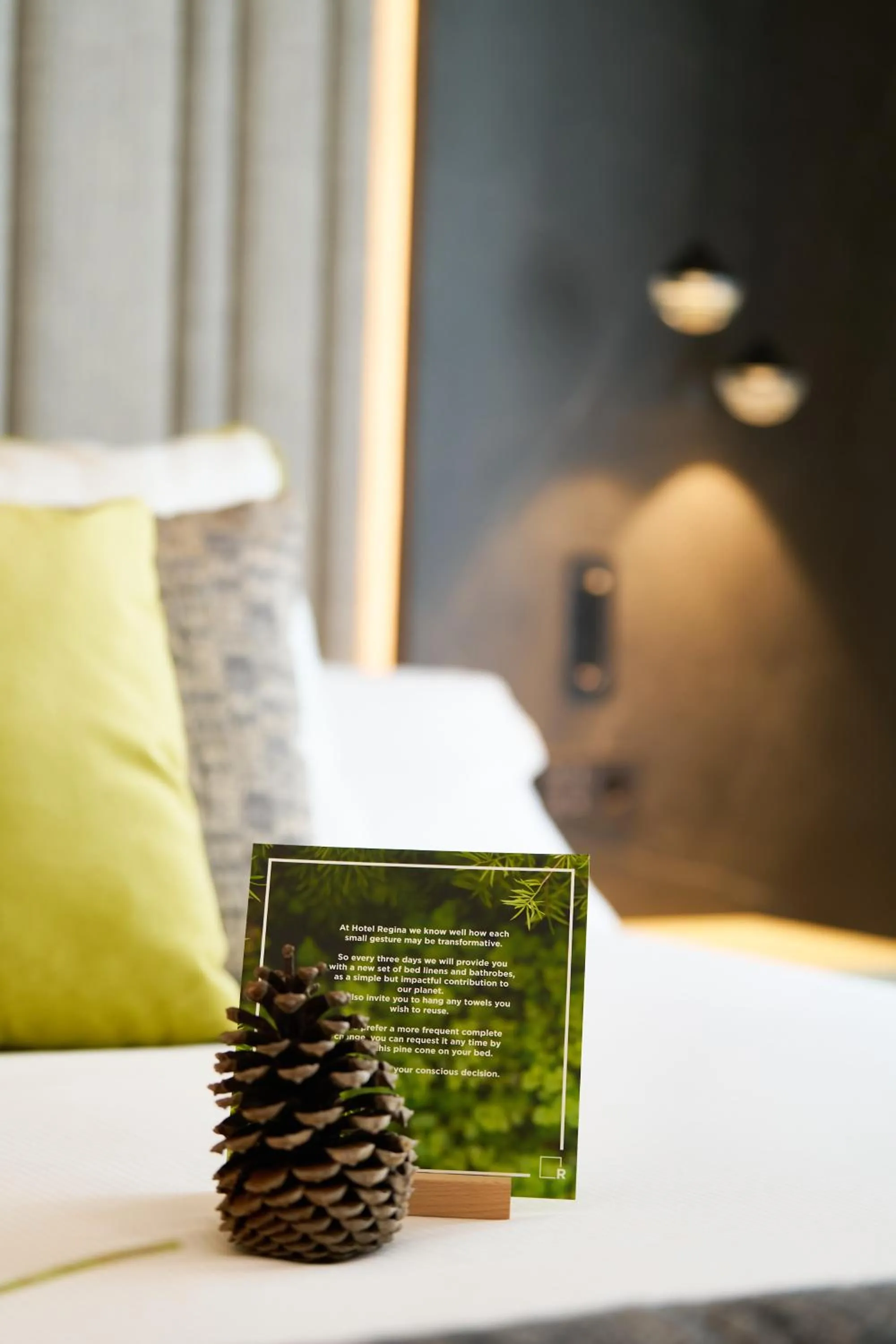 Decorative detail, Bed in Hotel Regina