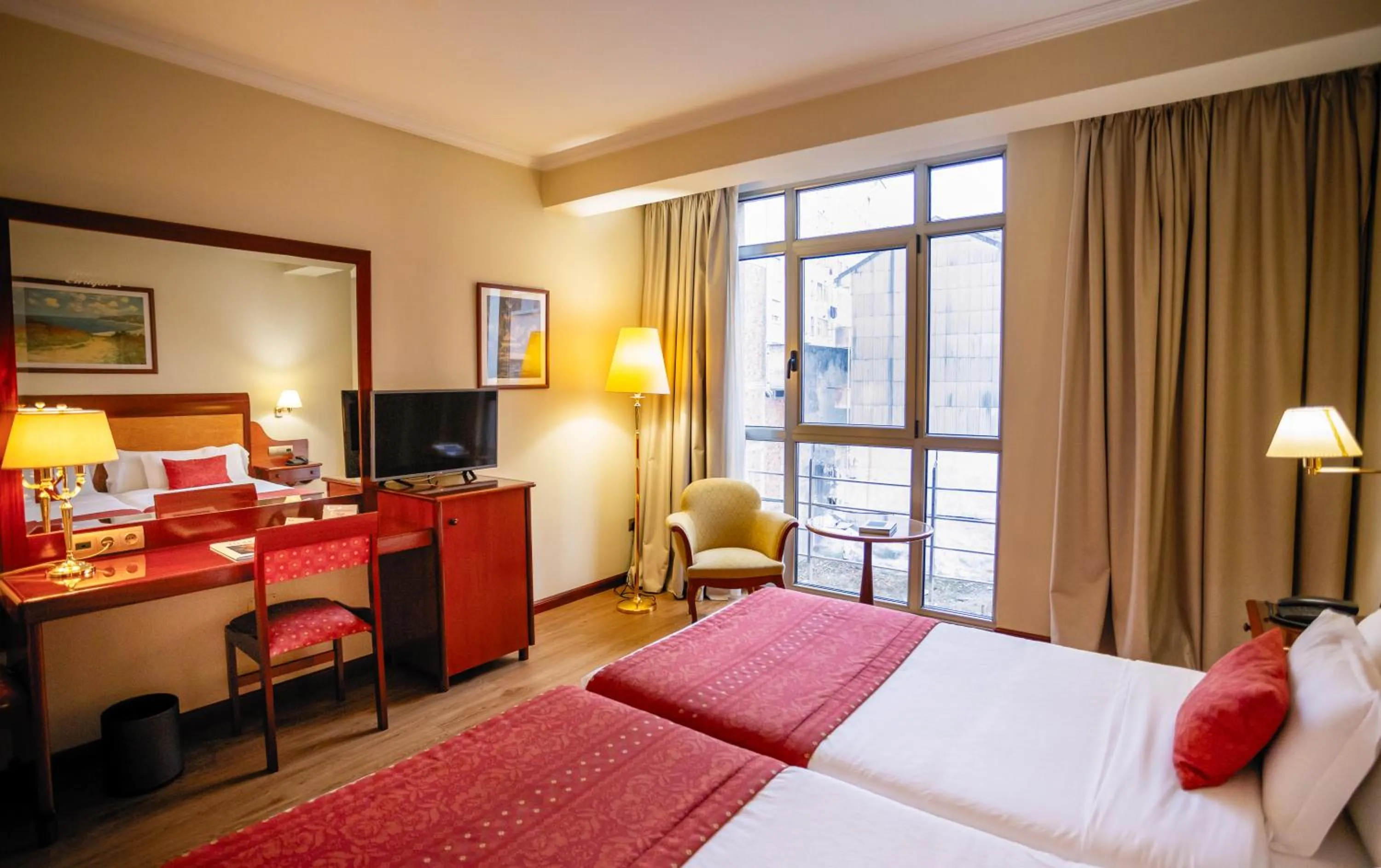 Bed in Gran Hotel de Ferrol