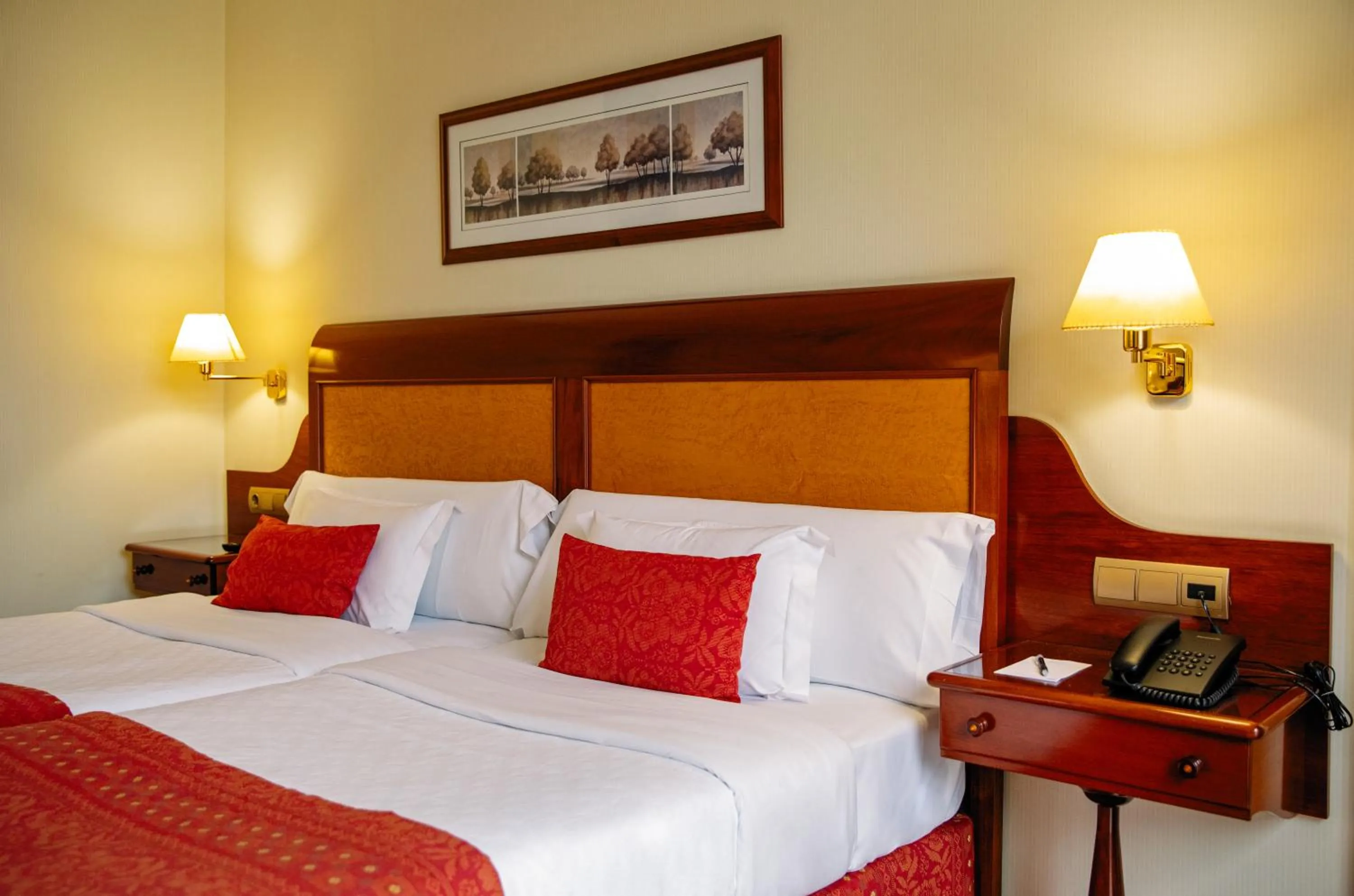 Bed in Gran Hotel de Ferrol