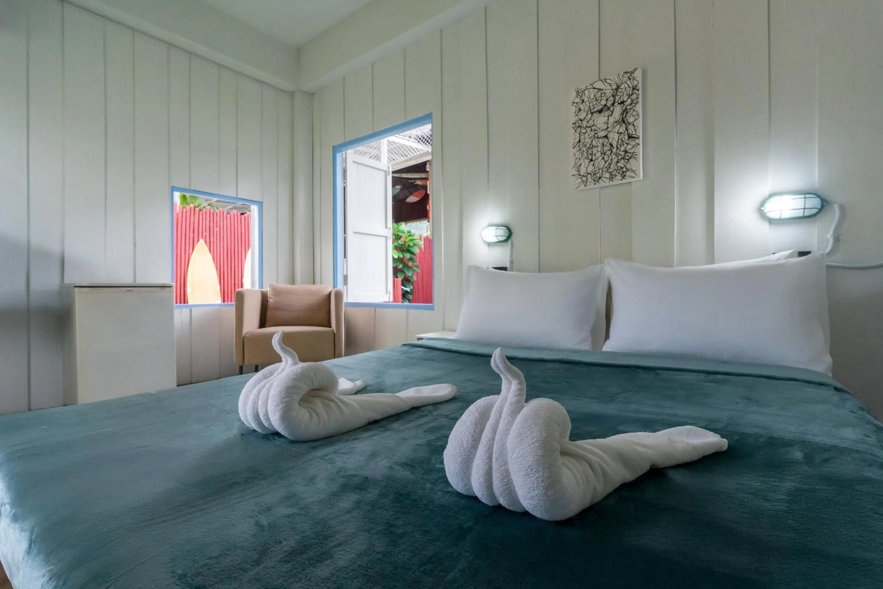 Bed in Slumber Resort Koh Chang