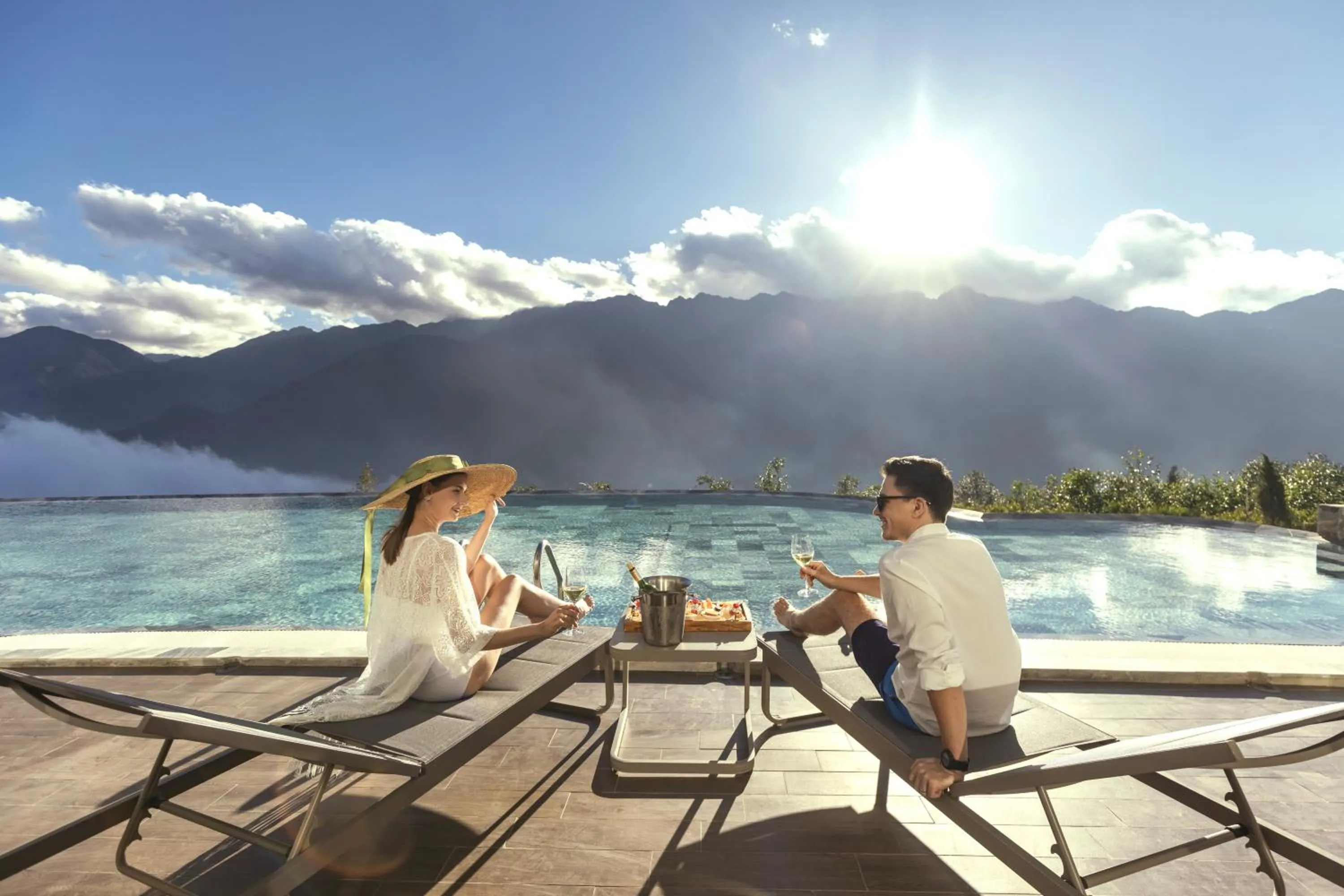 Swimming pool in Lady Hill Sapa Resort