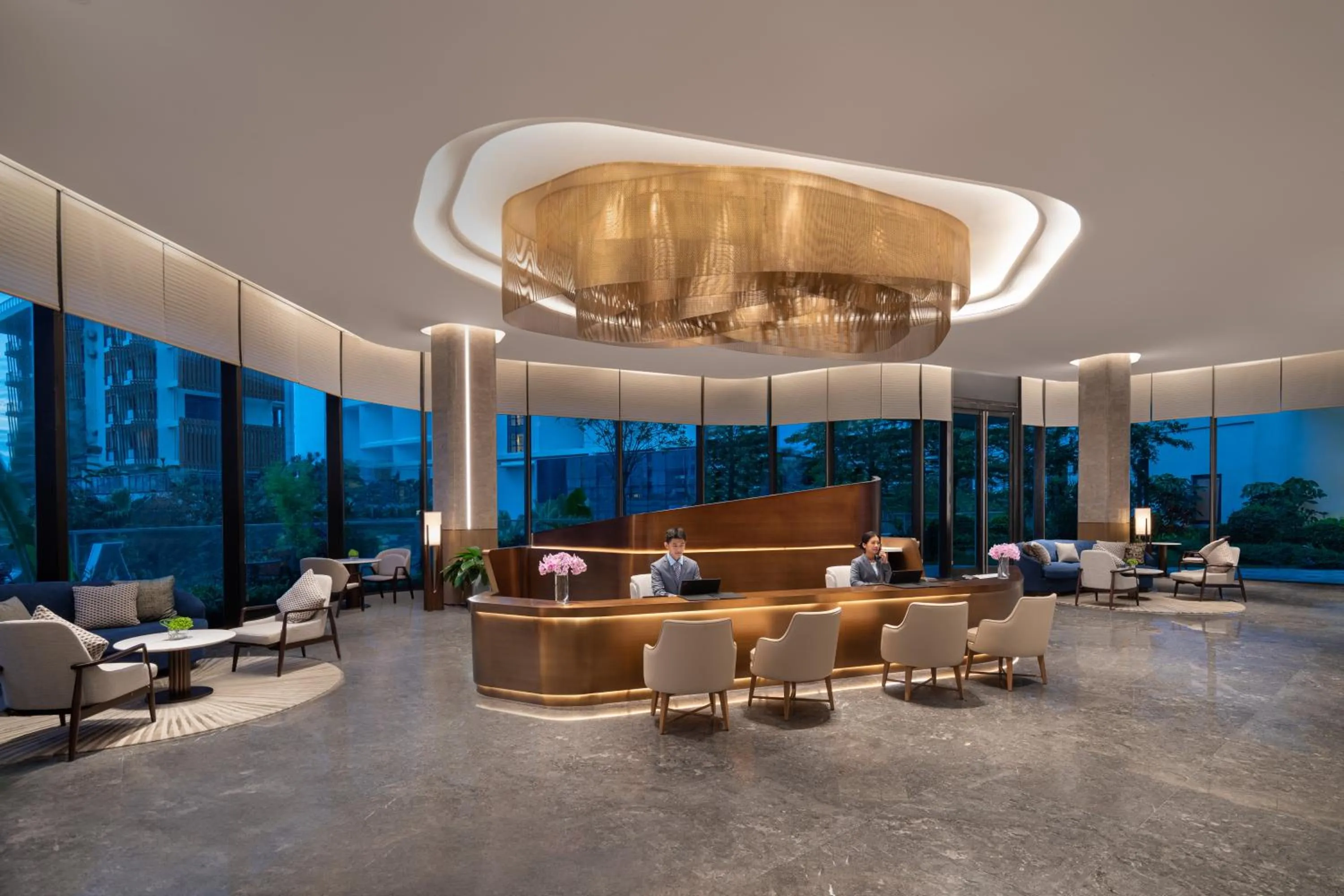 Lobby or reception in Ascott Dadonghai Bay Sanya