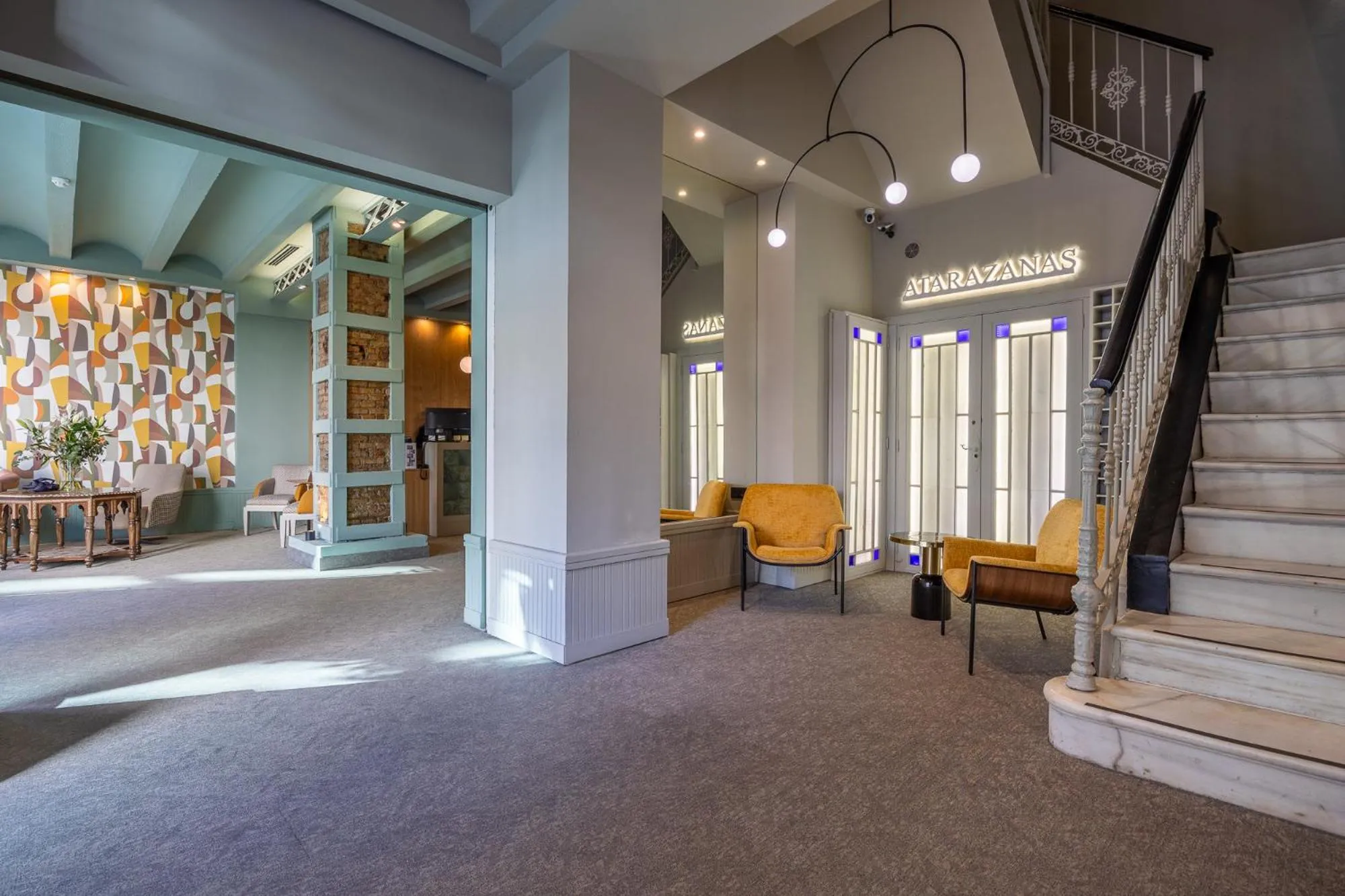 Living room in Atarazanas Málaga Boutique Hotel