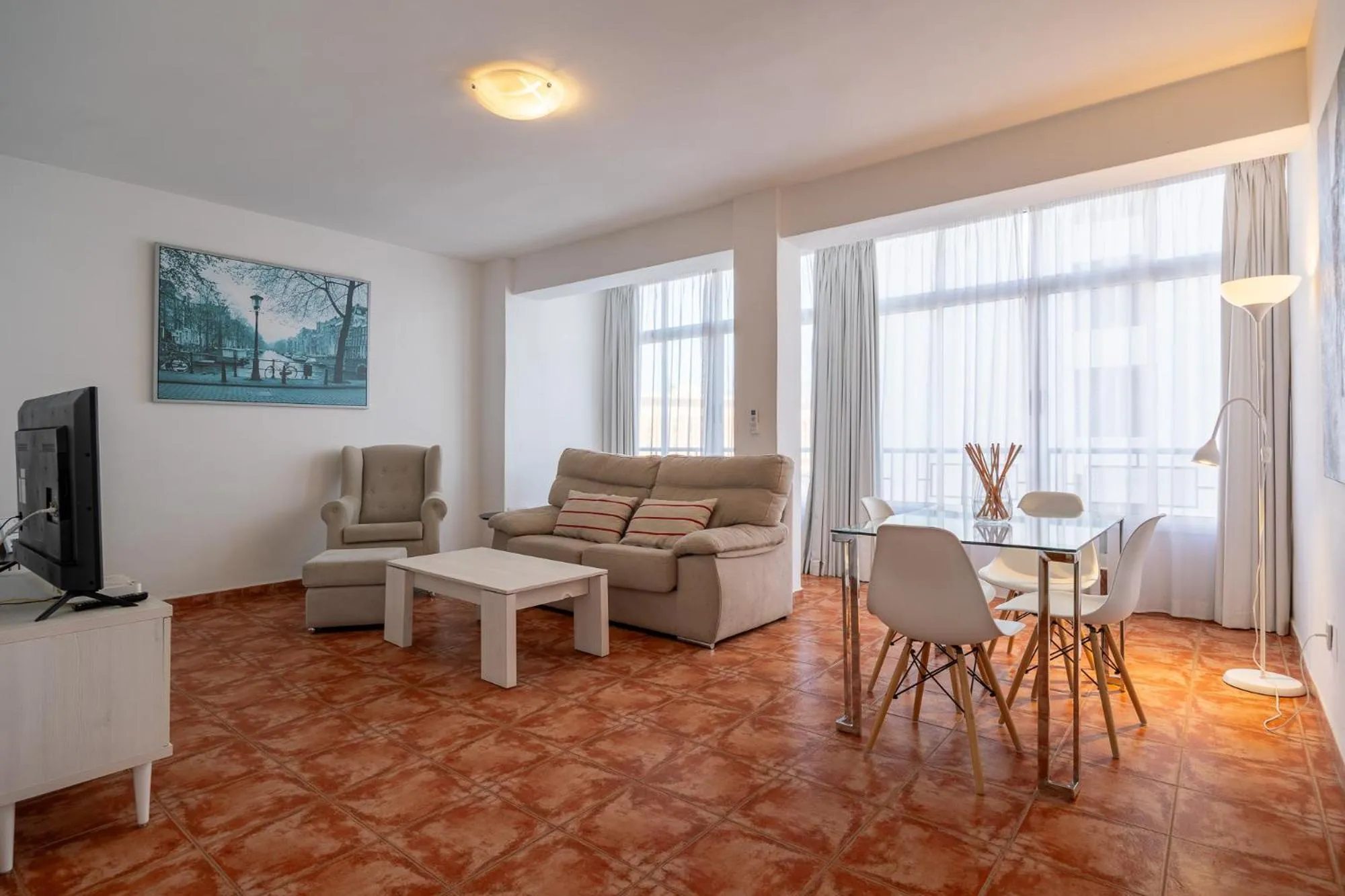 Living room in Atarazanas Málaga Boutique Hotel