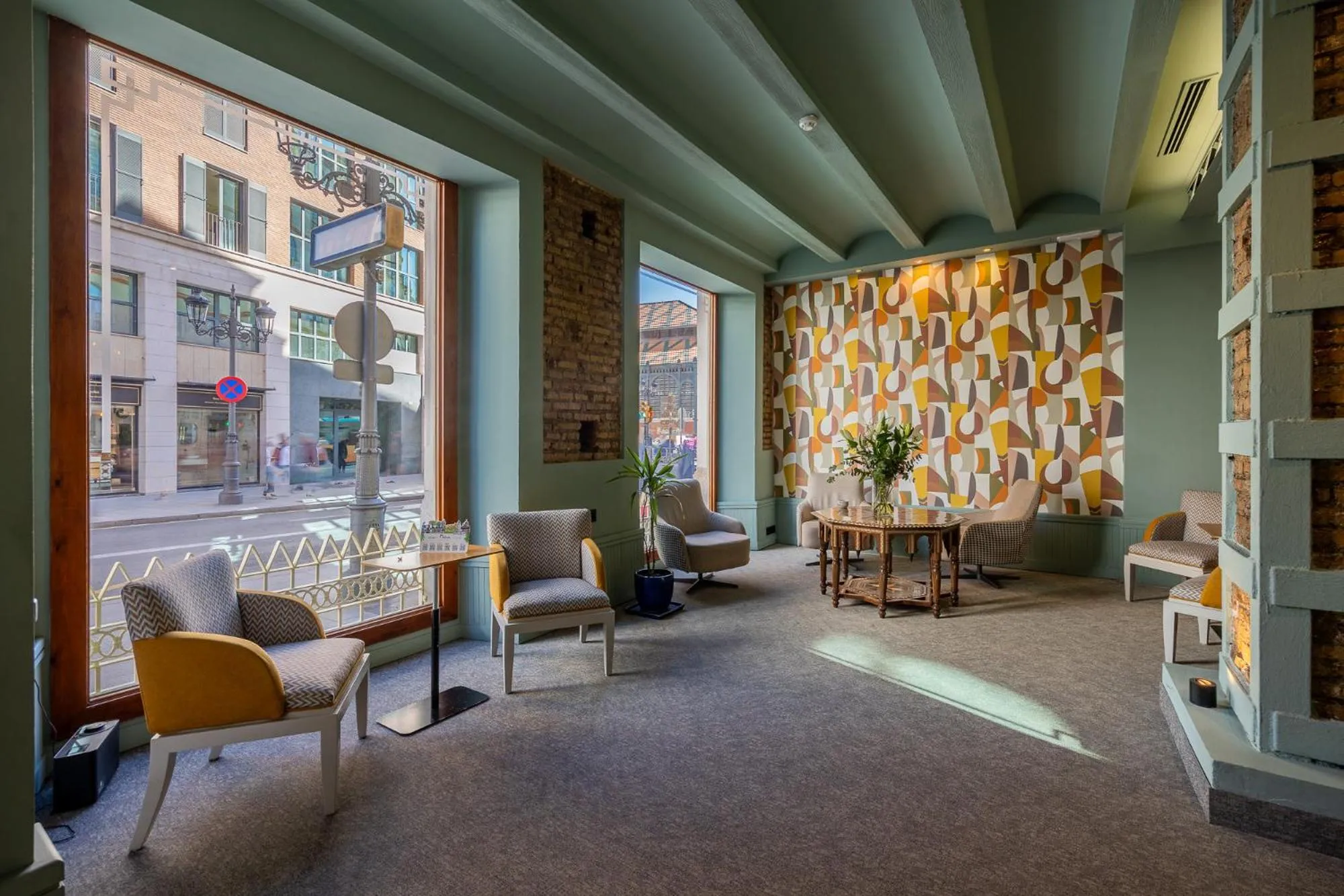 Living room in Atarazanas Málaga Boutique Hotel
