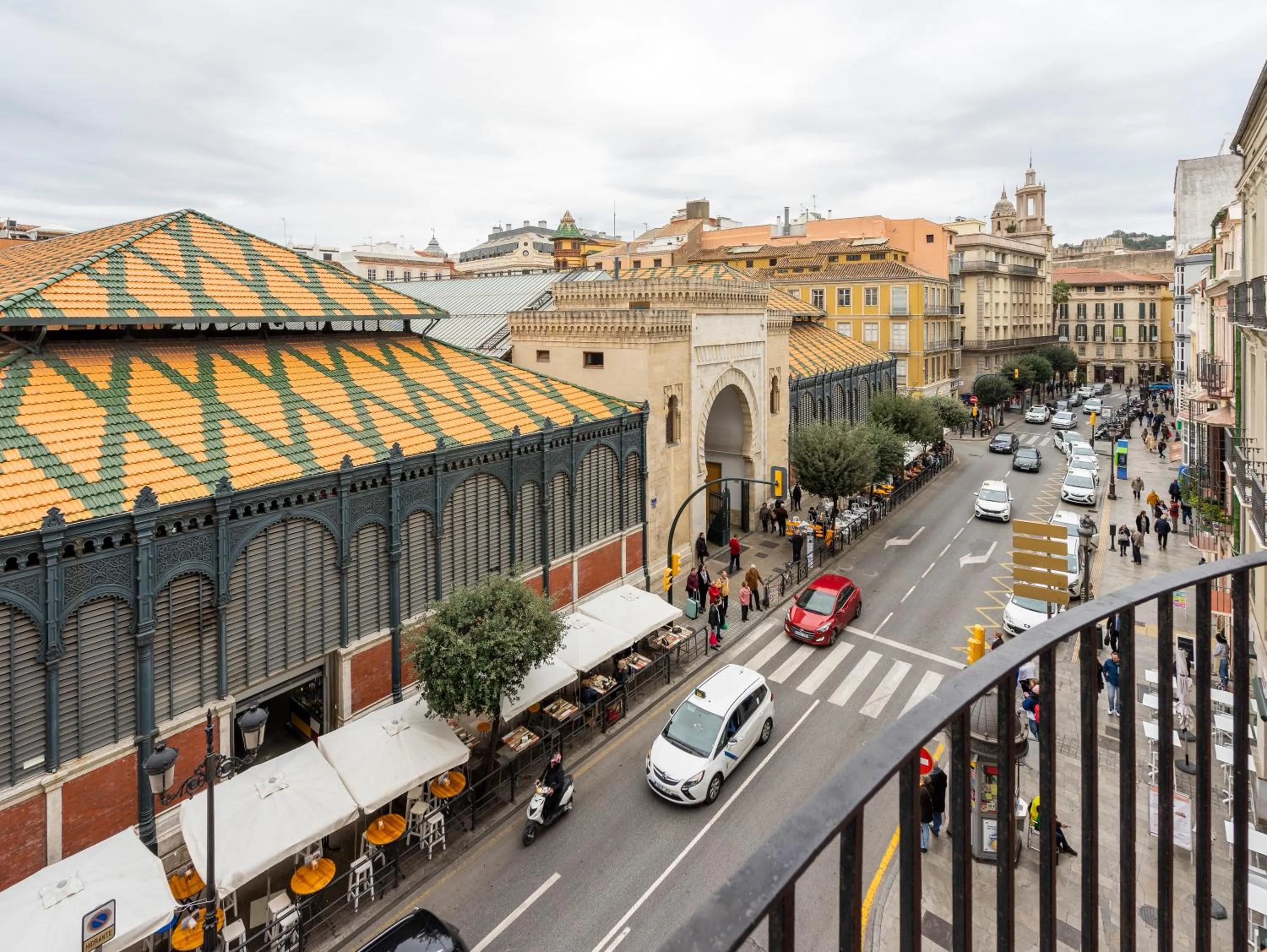 Street view in Atarazanas Málaga Boutique Hotel