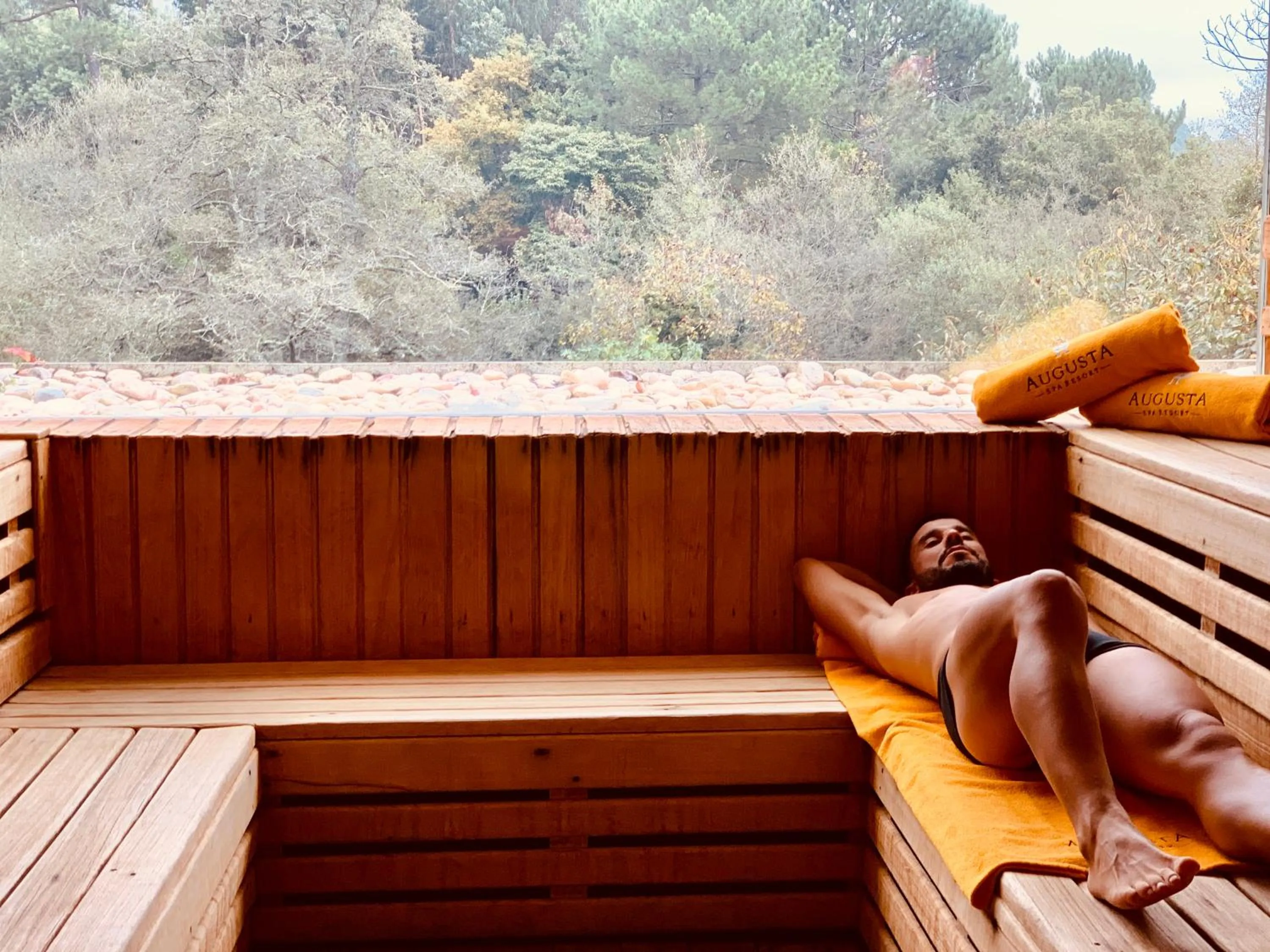 Sauna in Augusta Eco Wellness Resort 4 Superior