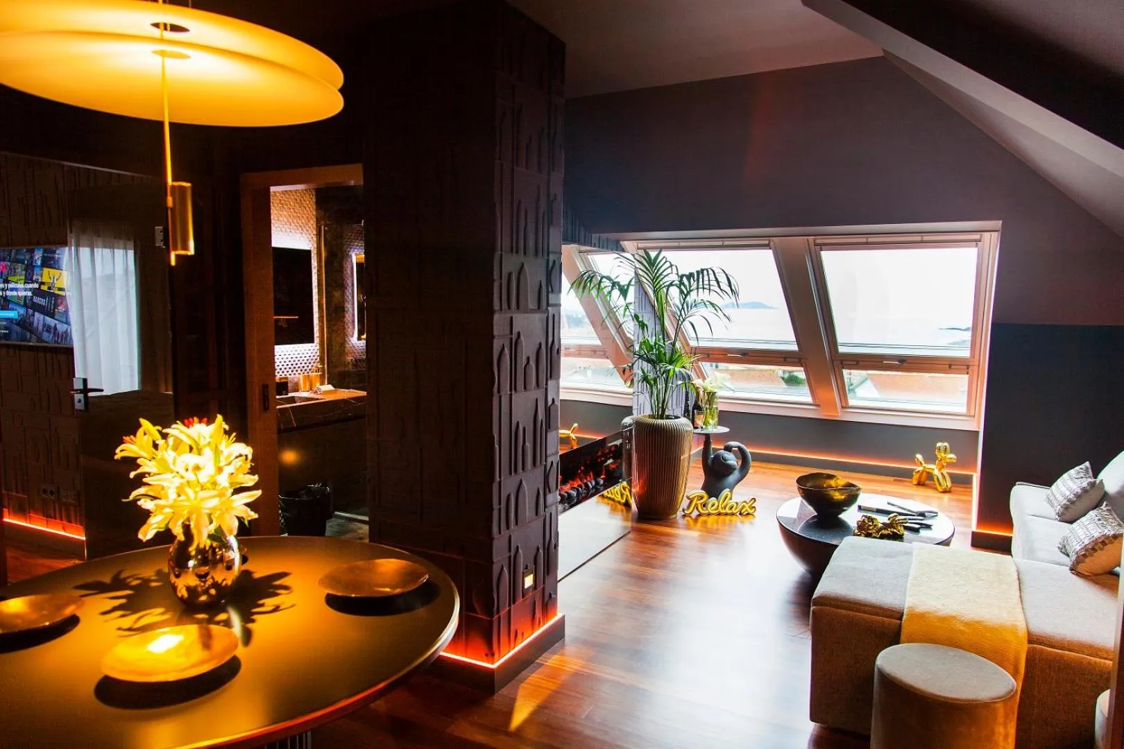 Living room in Augusta Eco Wellness Resort 4 Superior