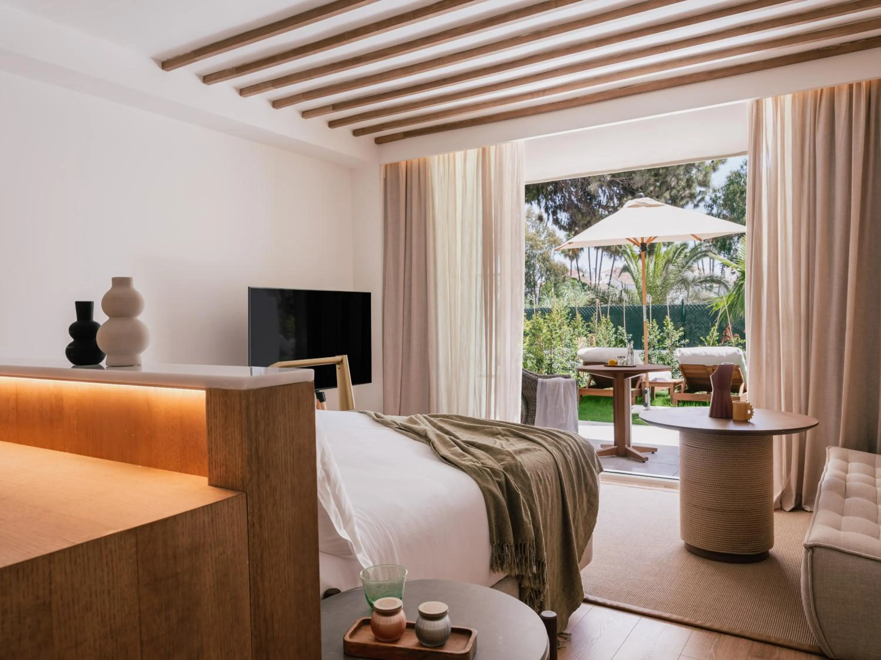 Bed in ME Marbella by Meliá