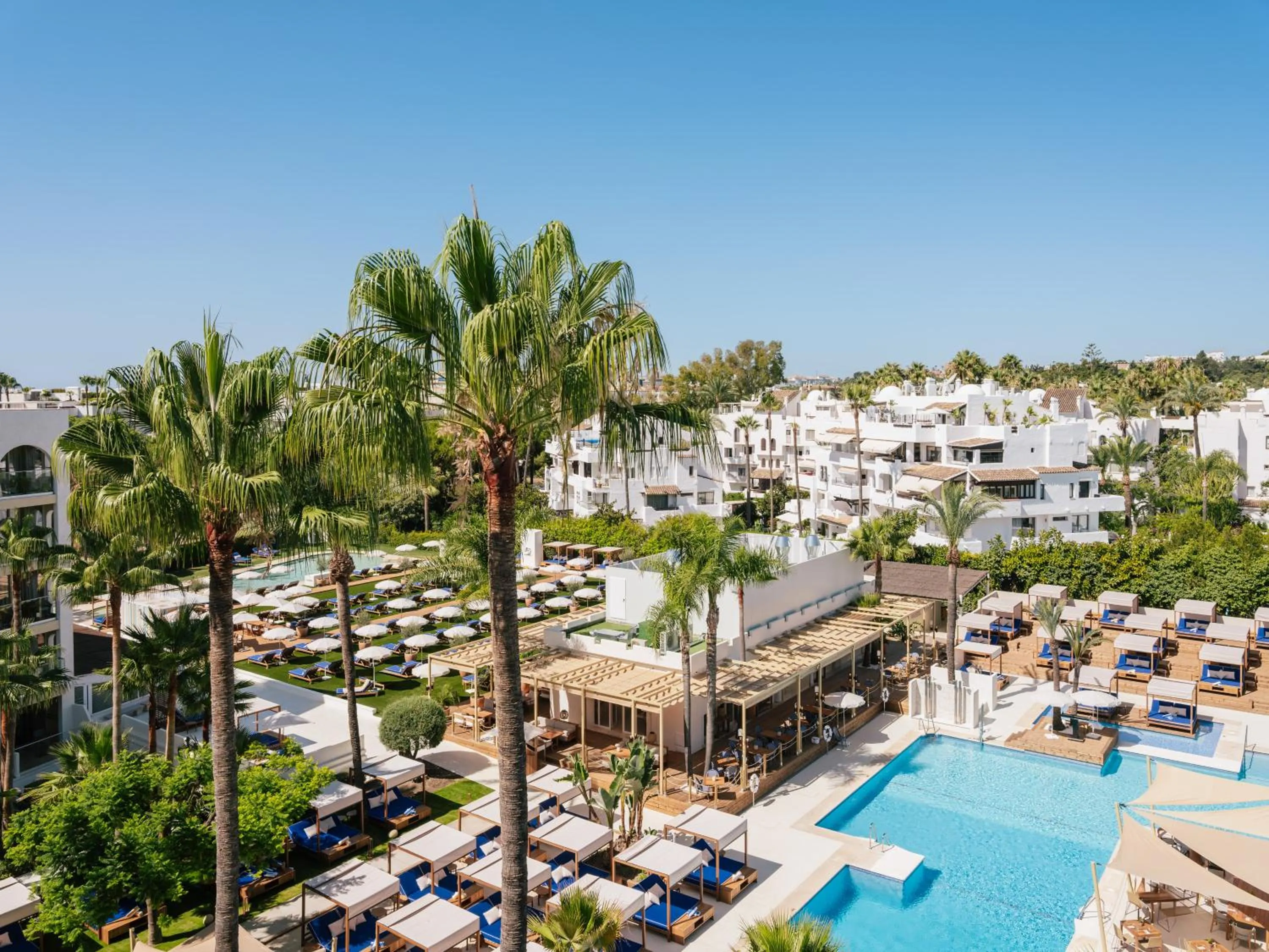 Swimming pool in ME Marbella by Meliá