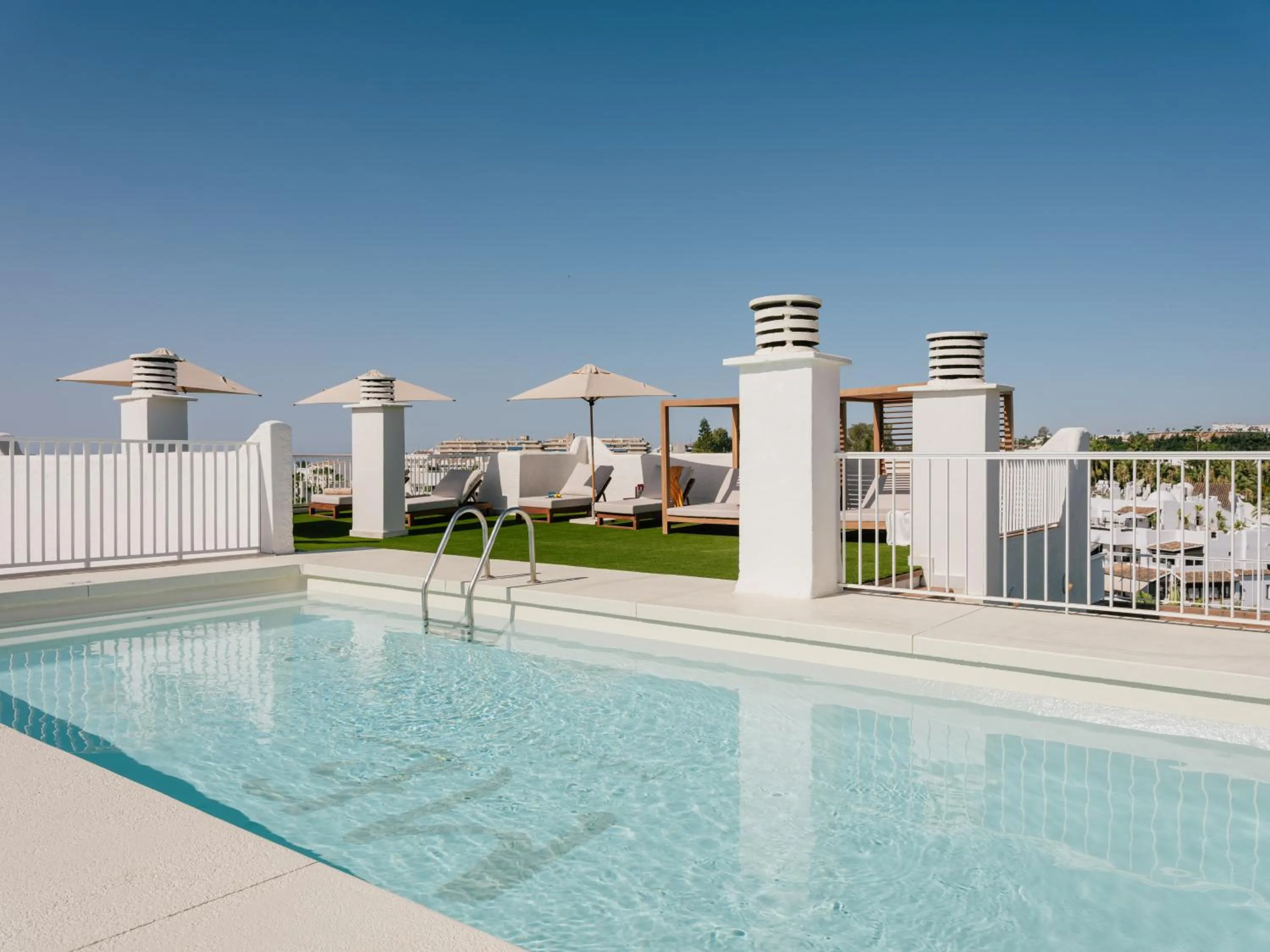 Swimming pool in ME Marbella by Meliá