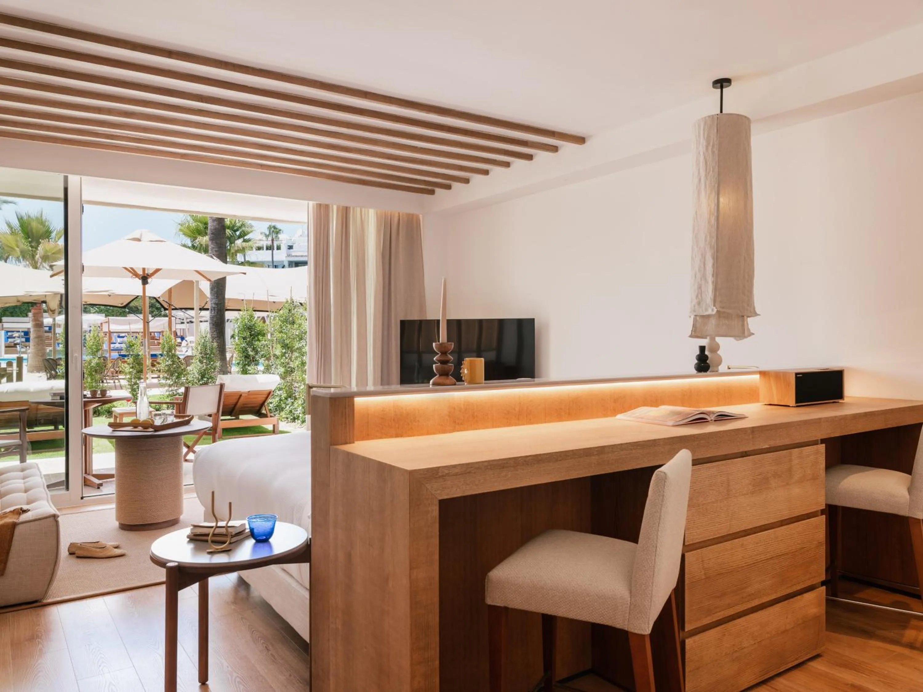 Living room in ME Marbella by Meliá