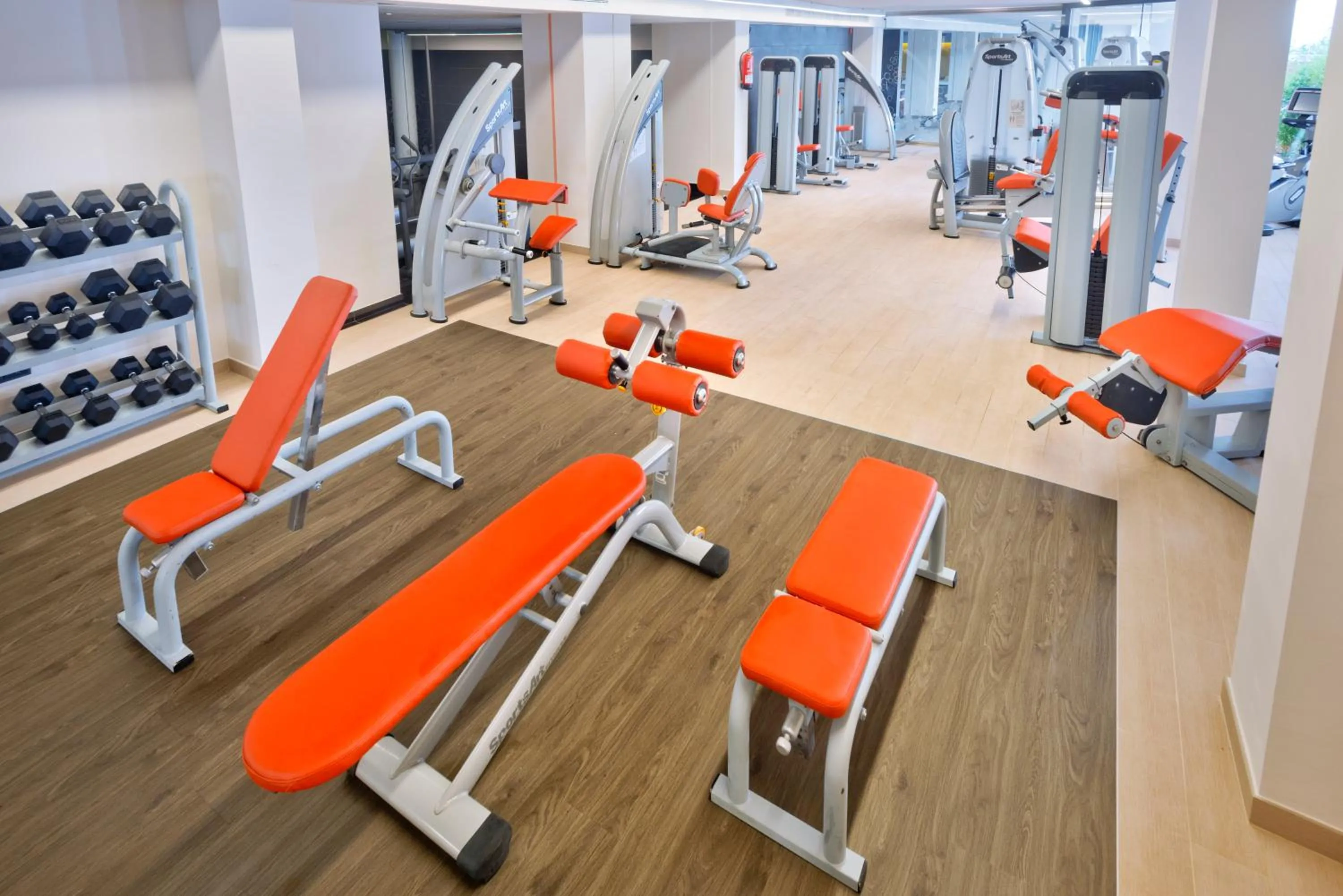 Fitness centre/facilities in AQUA Hotel Aquamarina & Spa