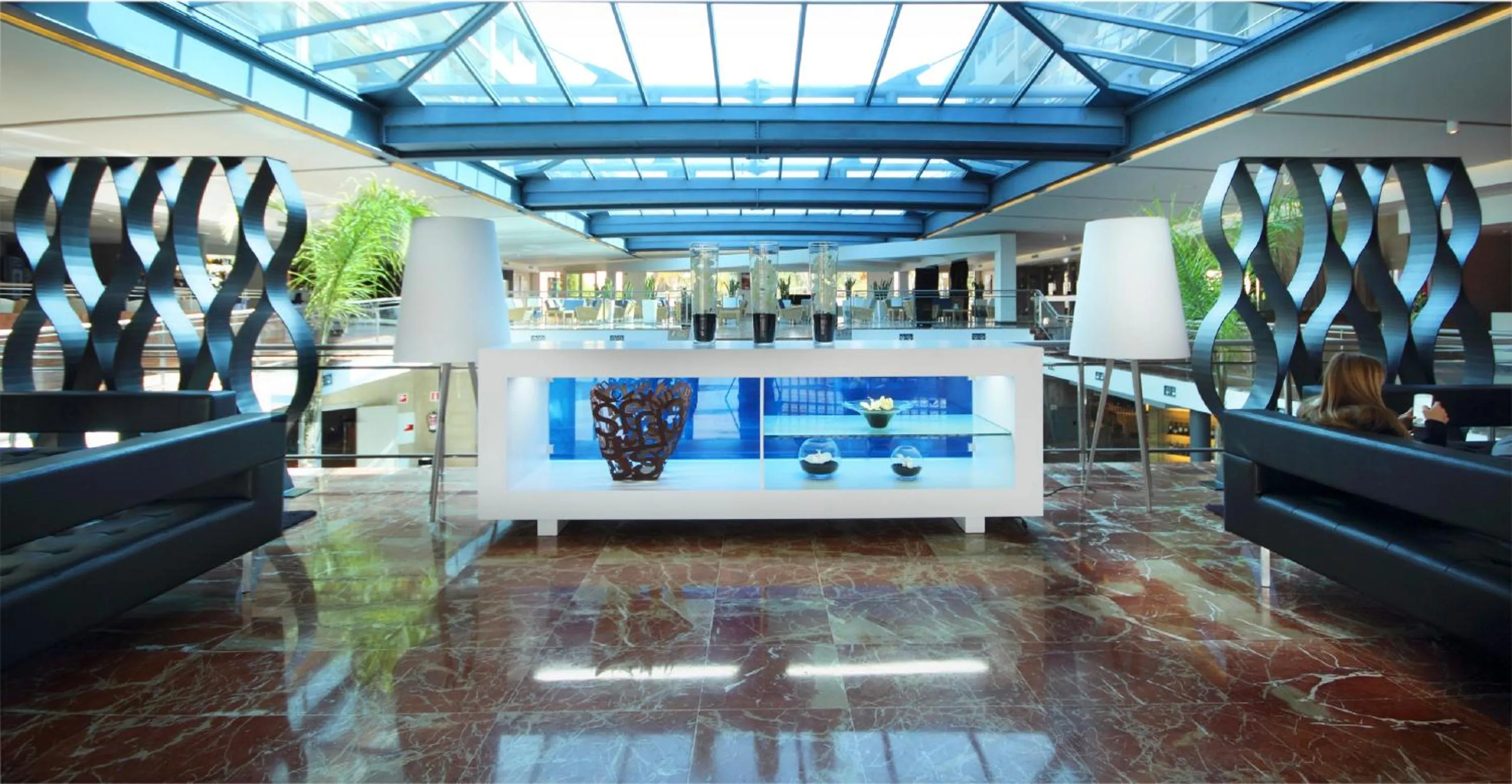Lobby or reception in AQUA Hotel Onabrava & Spa 4*Sup