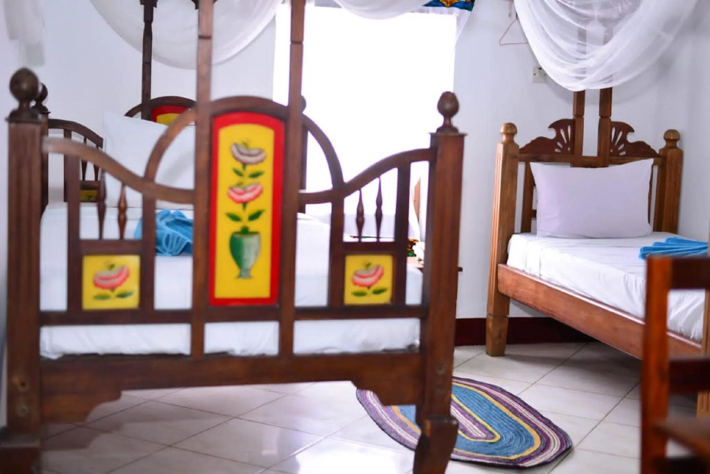 Bed in La Neisha Hotel Zanzibar