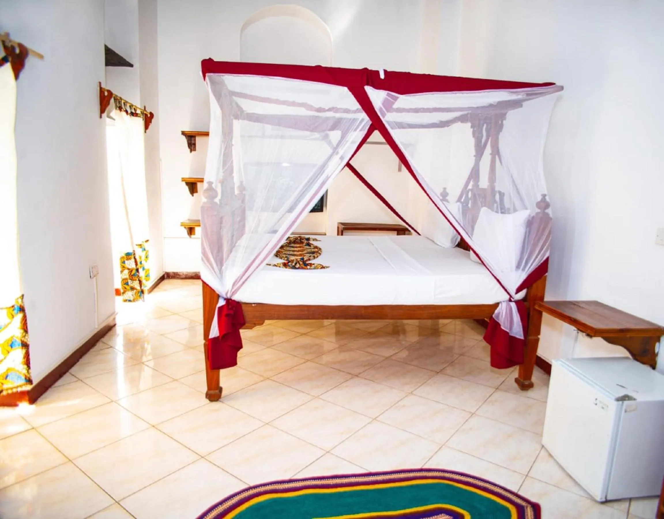 Bed in La Neisha Hotel Zanzibar