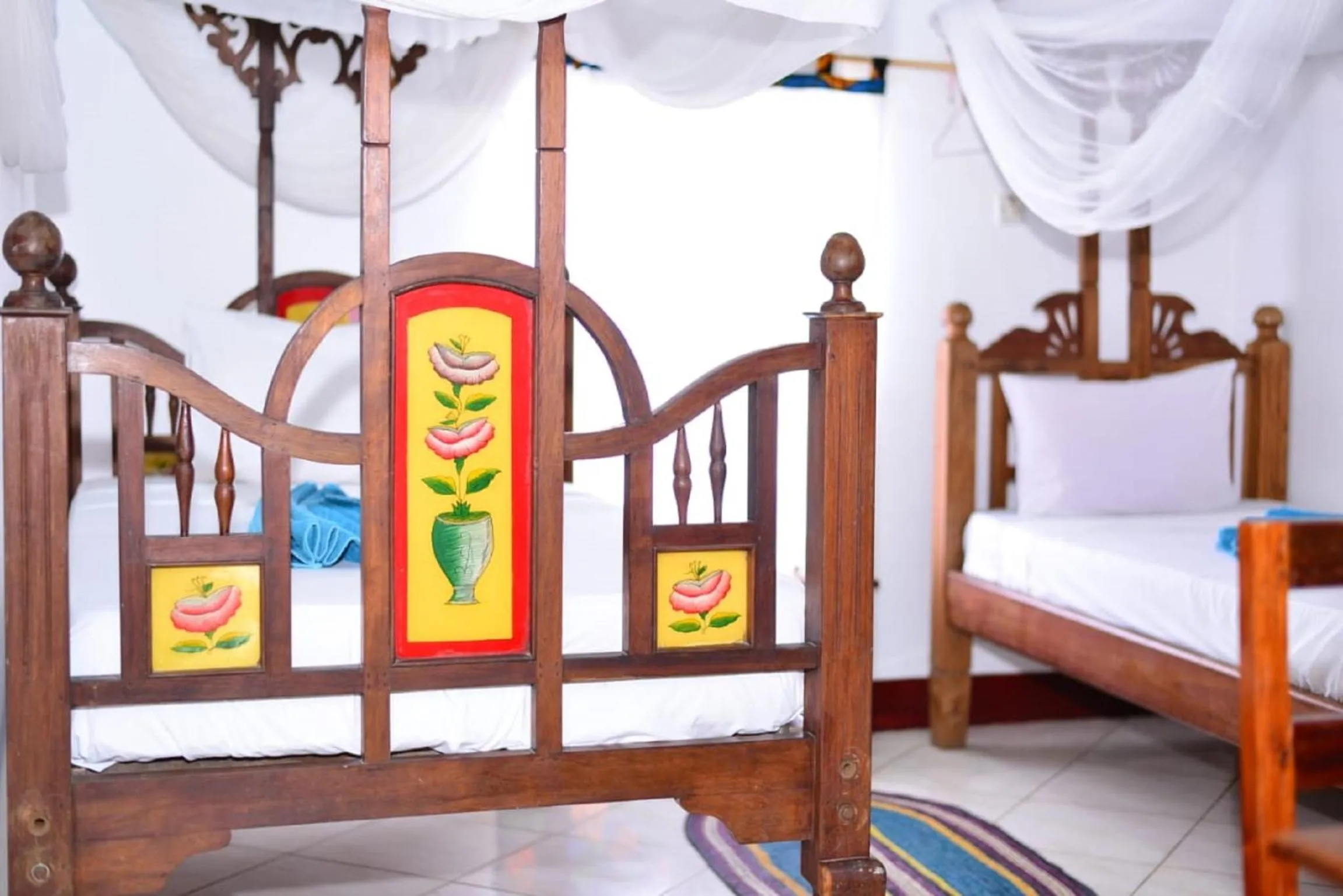 Bed in La Neisha Hotel Zanzibar