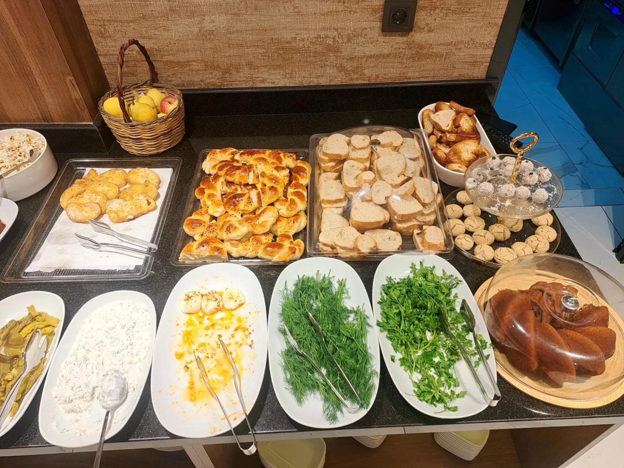 Buffet breakfast in Özkaya hotel