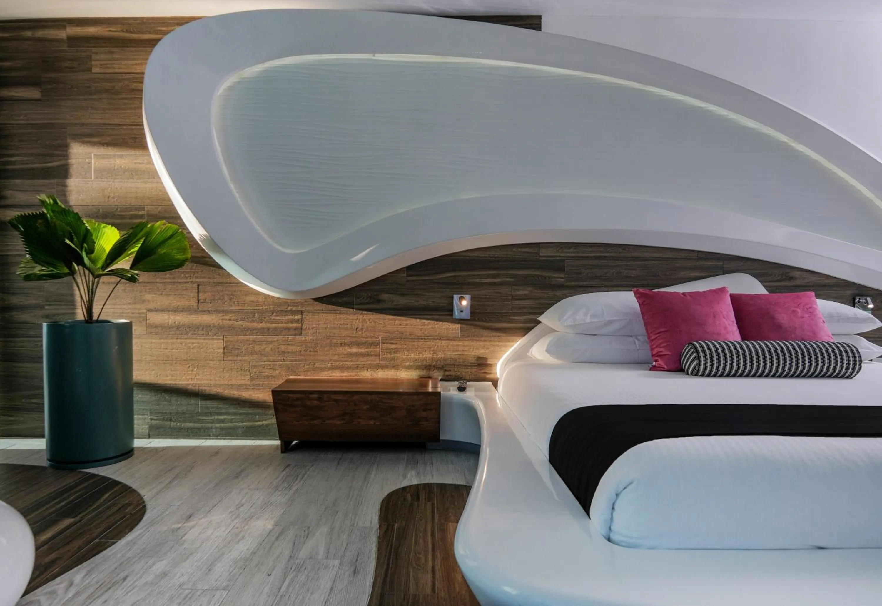 Bed in The Carmen Hotel - Ocean Front