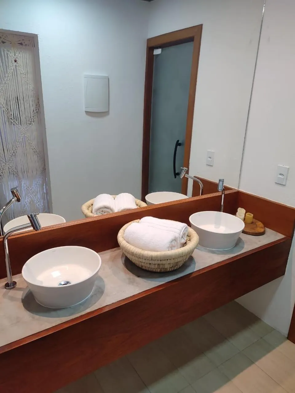 Bathroom in Pousada Corália