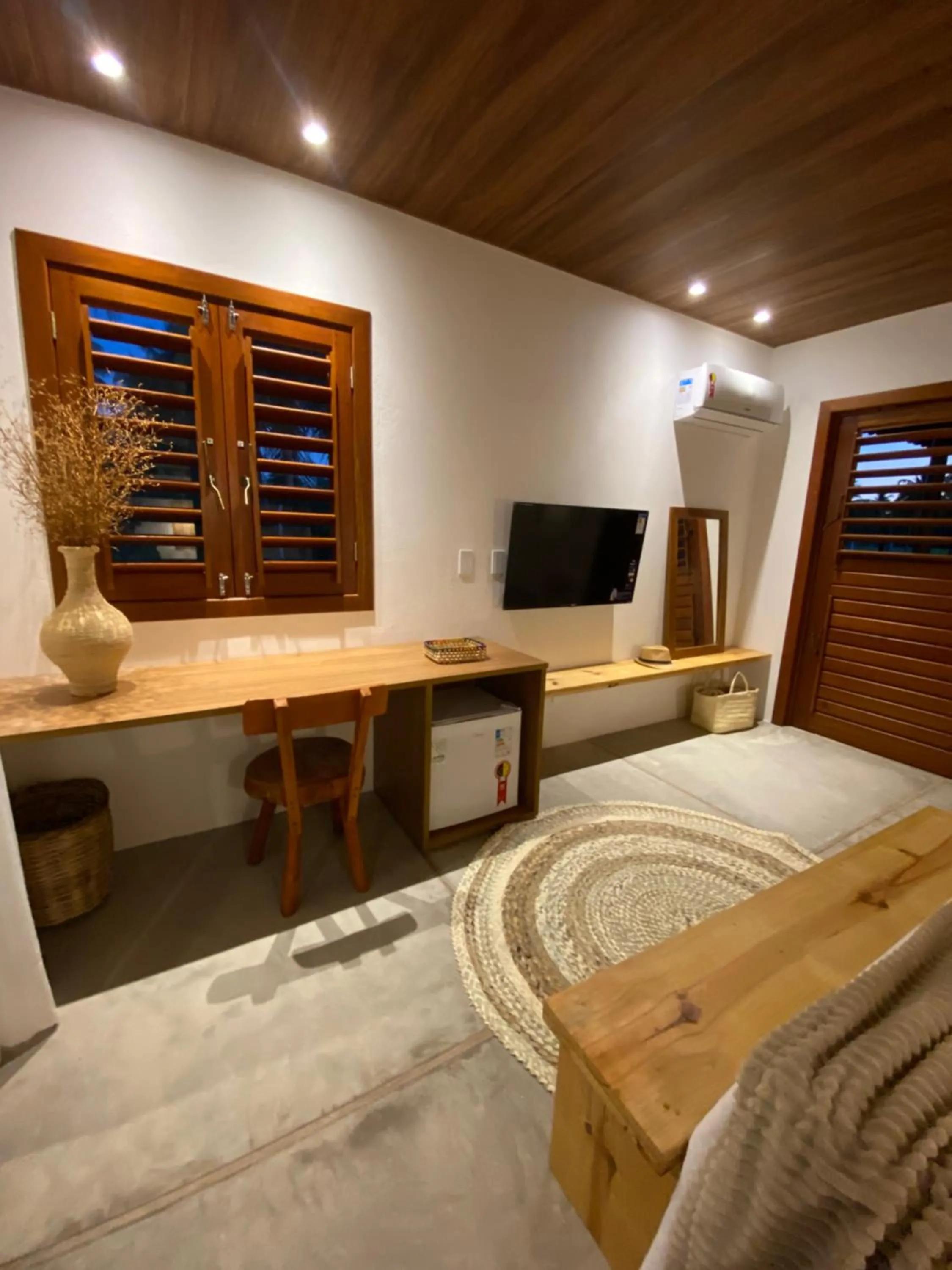 TV and multimedia, Bed in Pousada Corália