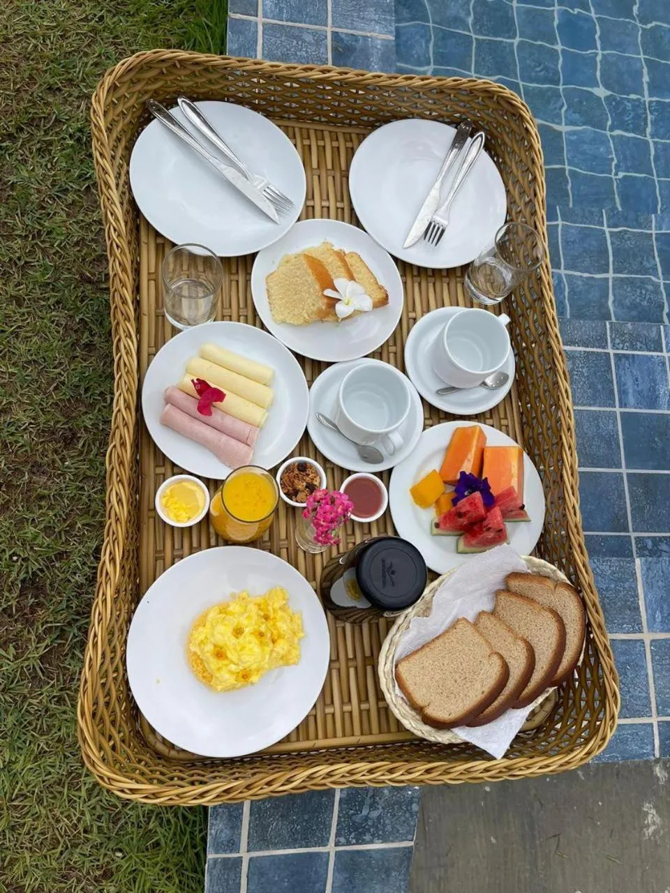 Food and drinks in Pousada Corália