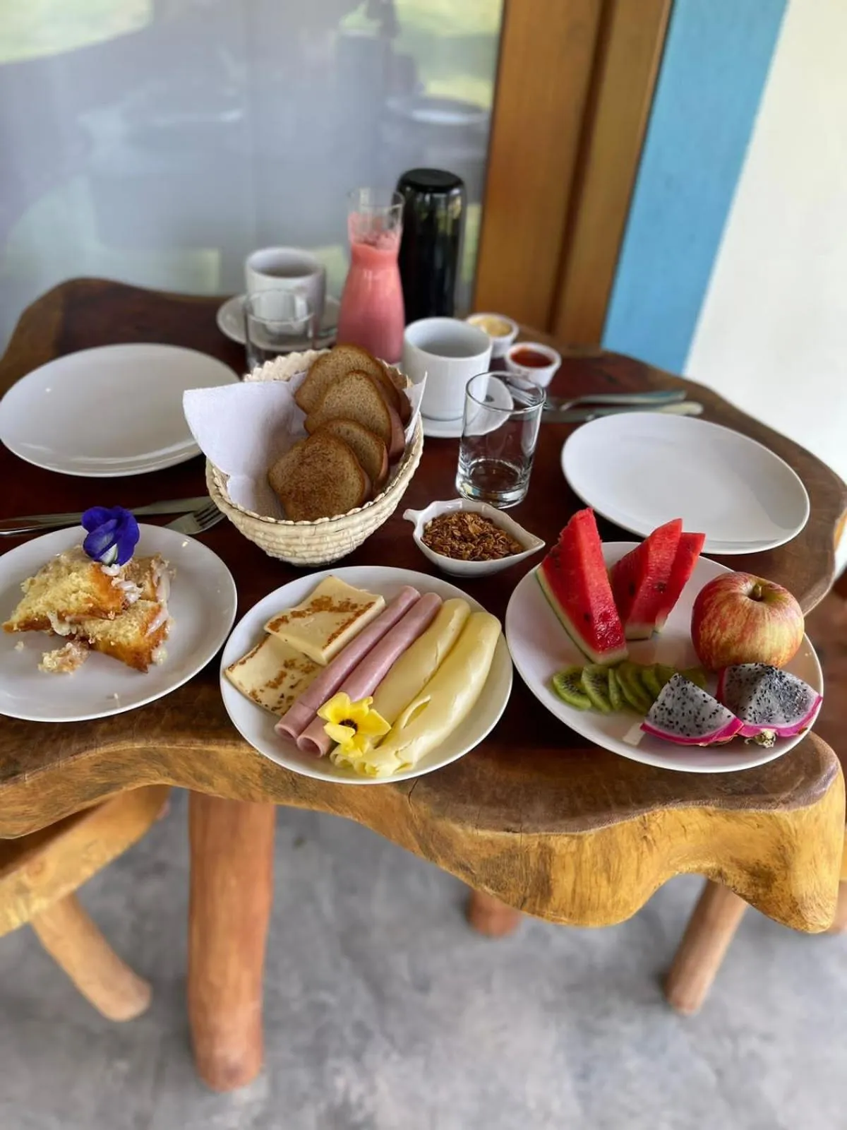 Swimming pool in Pousada Corália