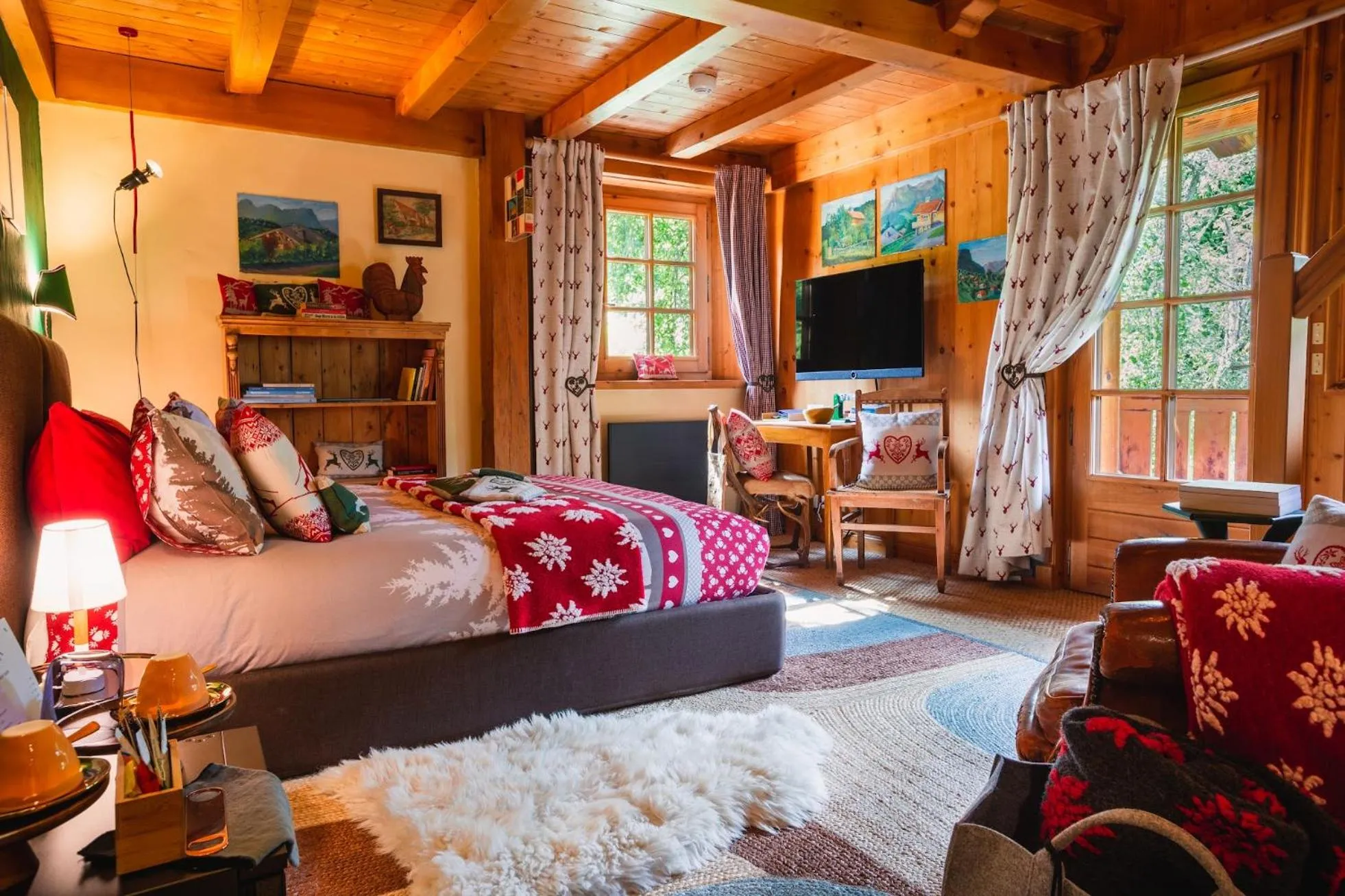 Bed in Magic Megève Bois