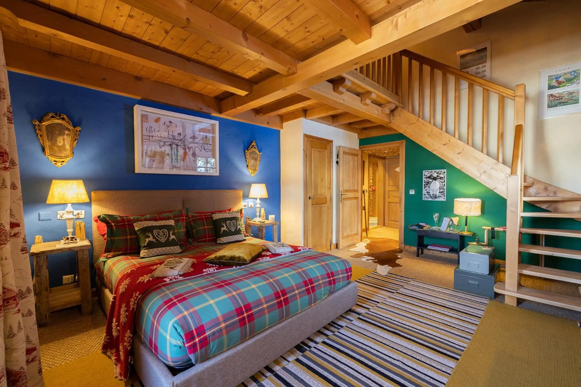 Bedroom, Bed in Magic Megève Bois