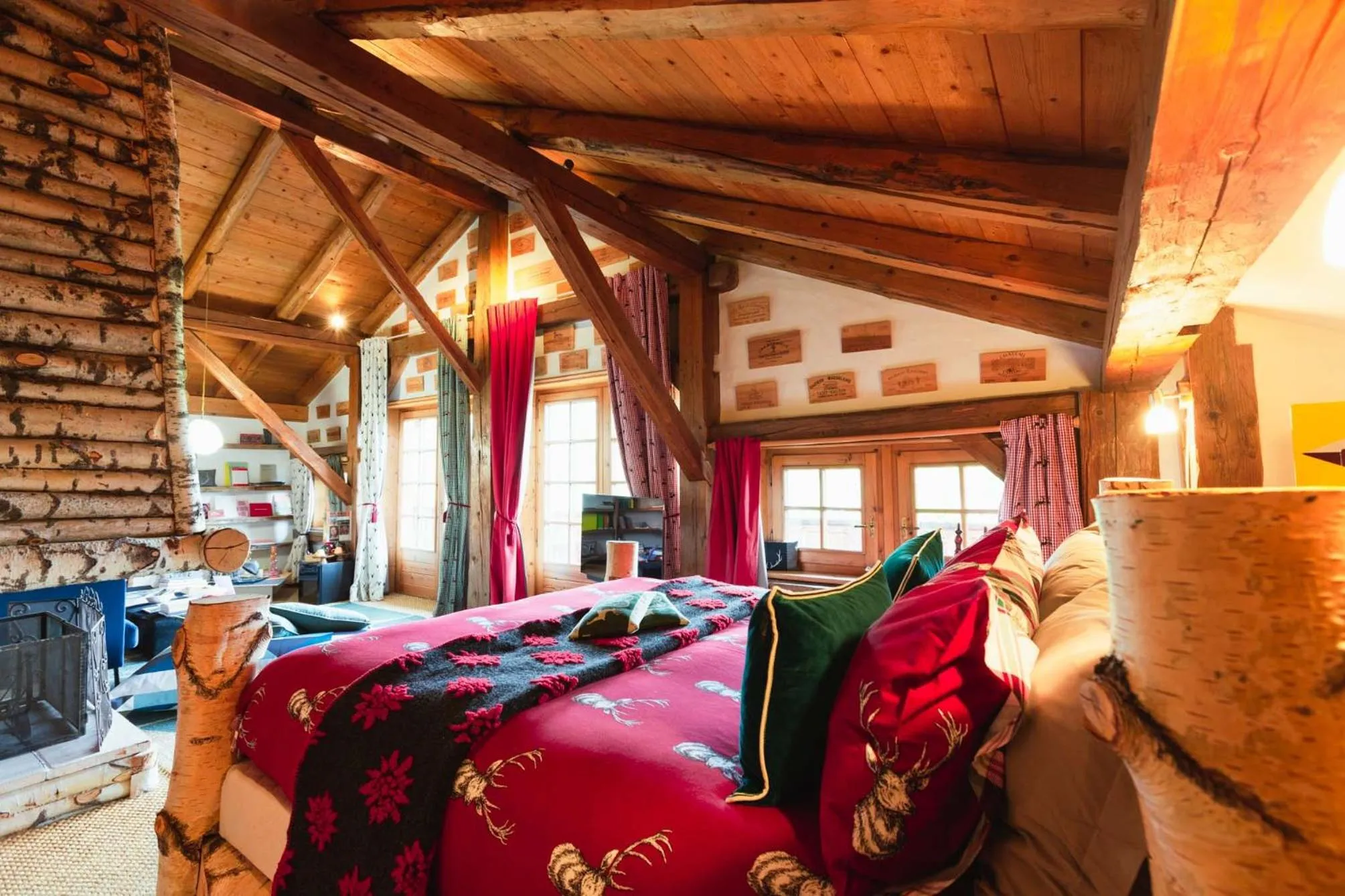 Bedroom, Bed in Magic Megève Bois