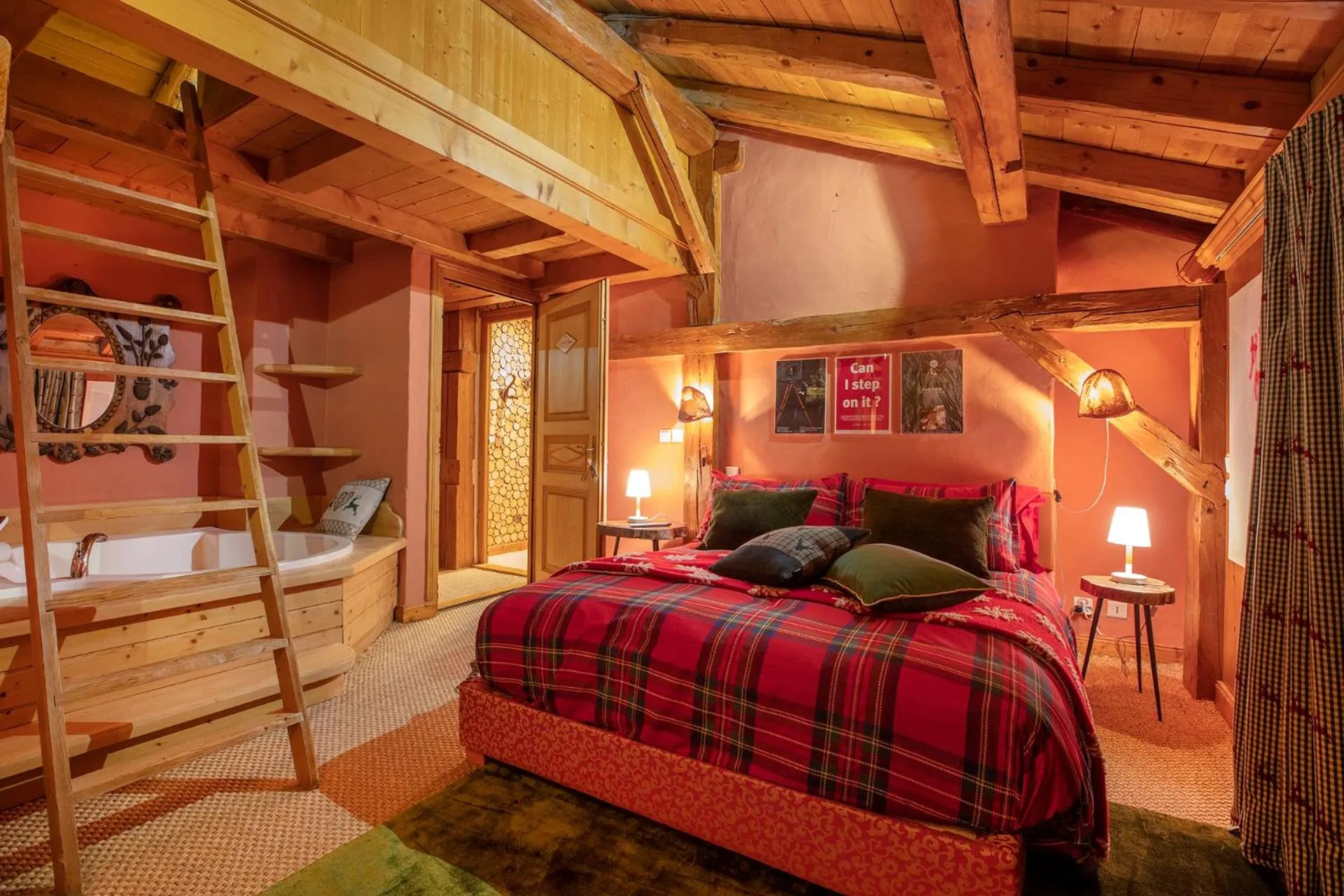 Bedroom, Bed in Magic Megève Bois