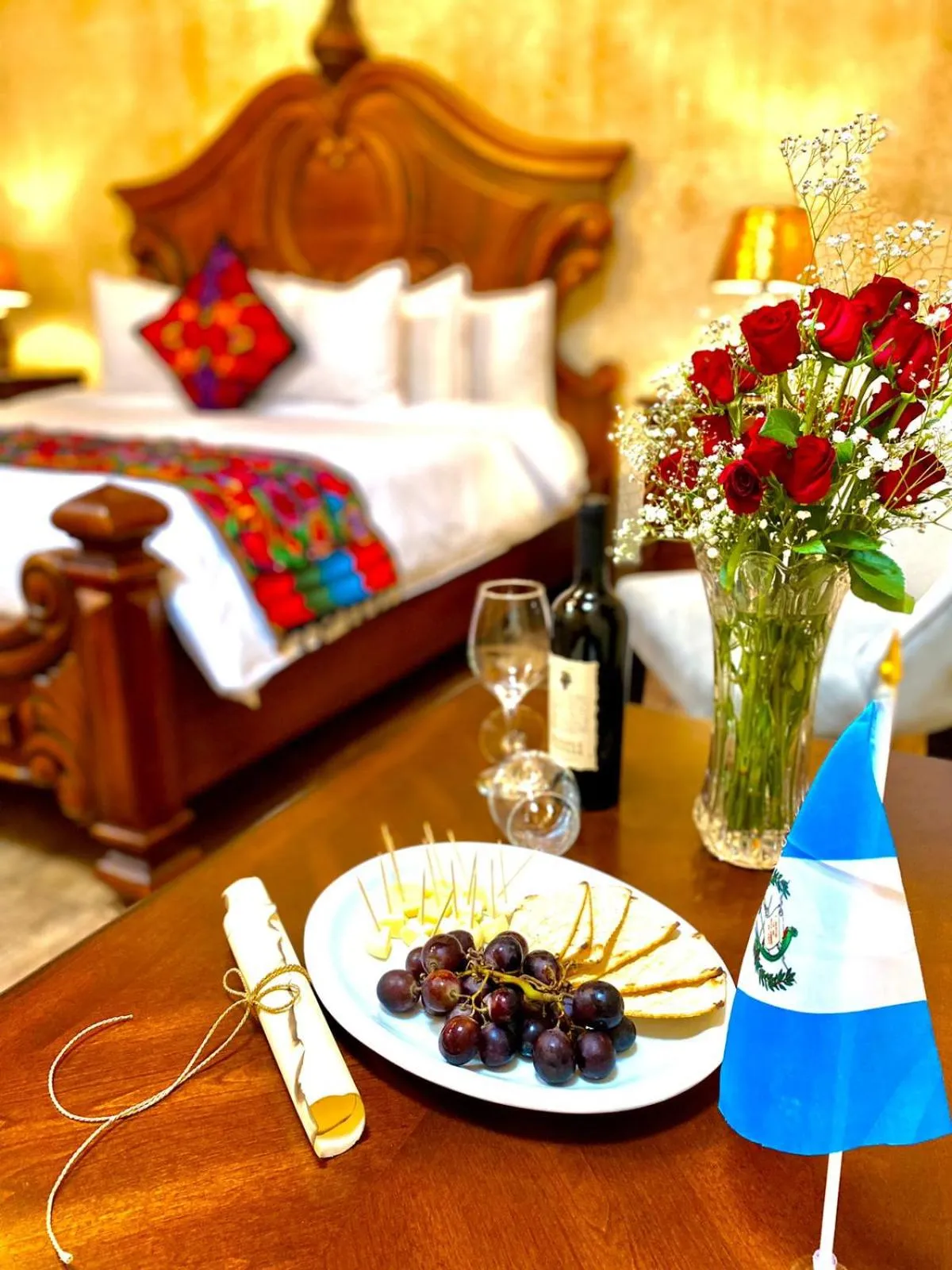 Bed in Hotel Casa Realeza