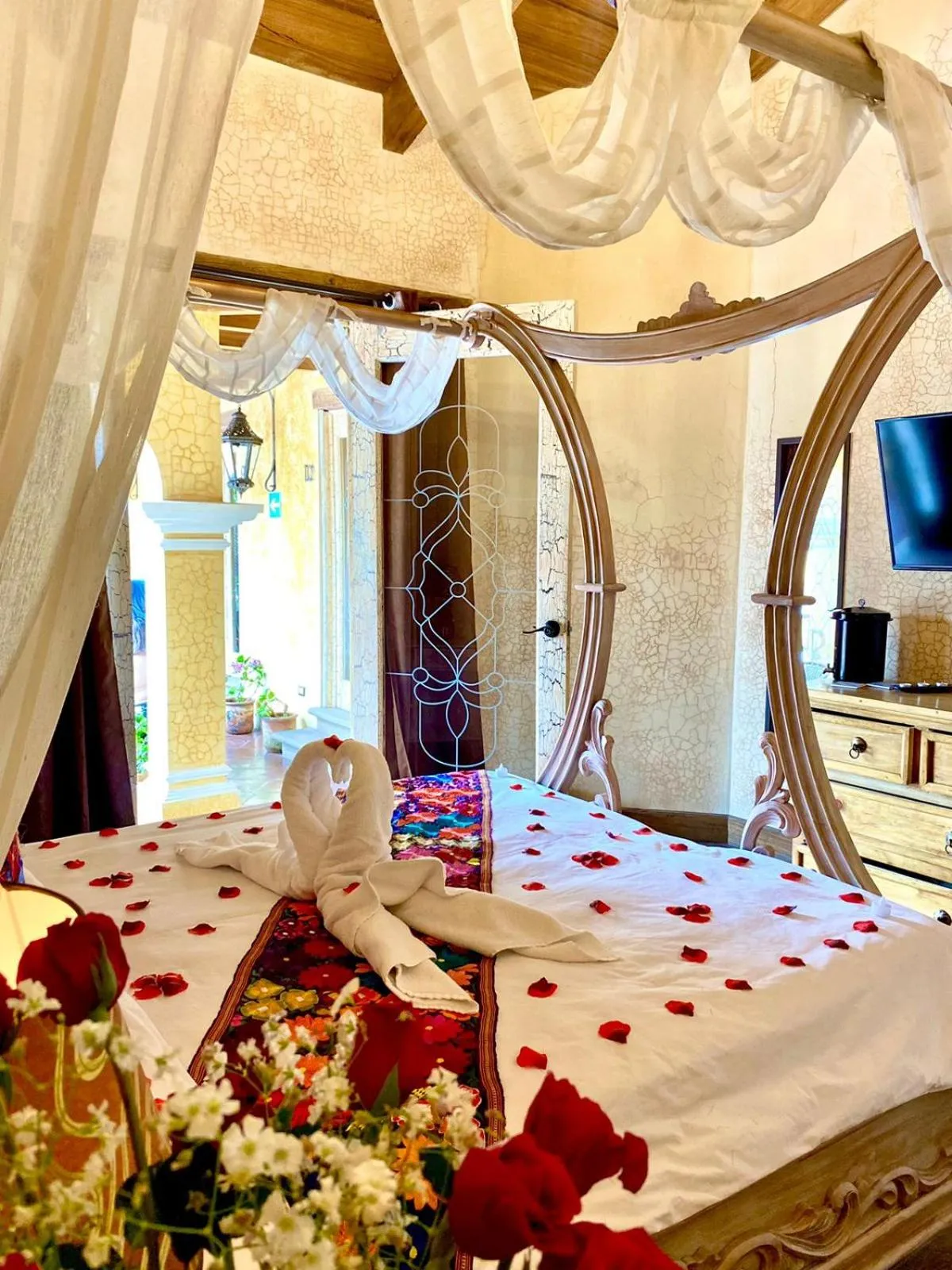 Bed in Hotel Casa Realeza