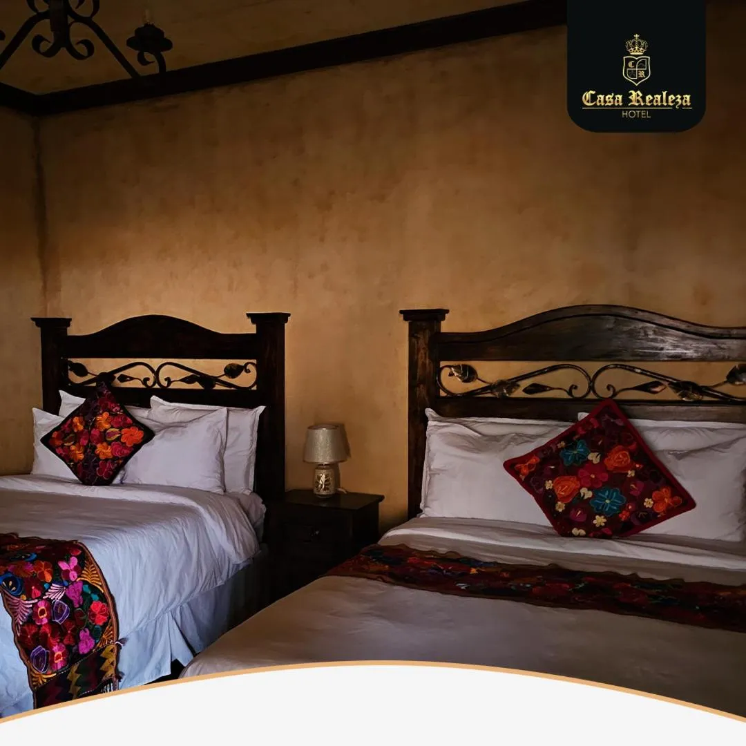 Bed in Hotel Casa Realeza