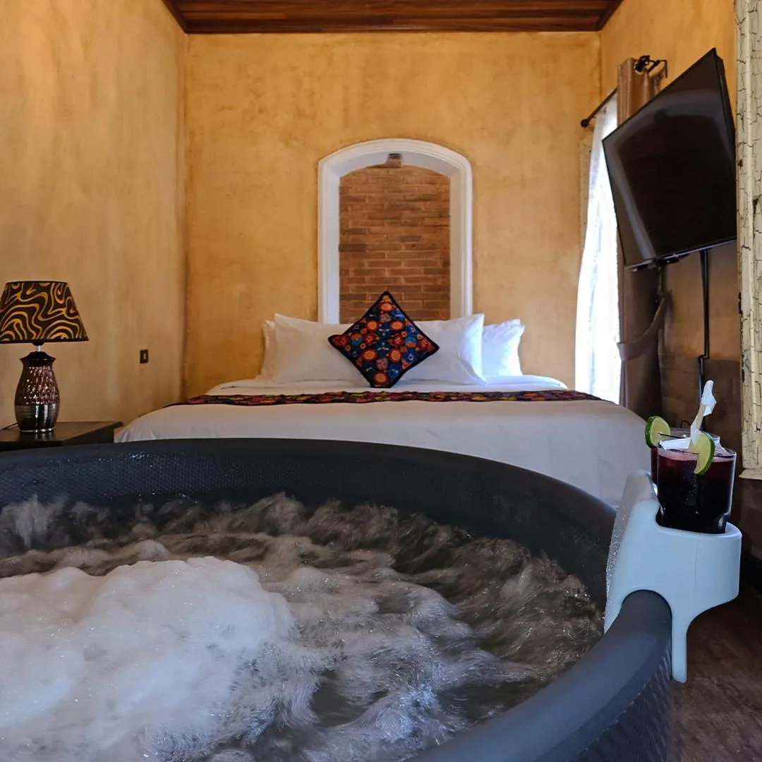 Bed in Hotel Casa Realeza