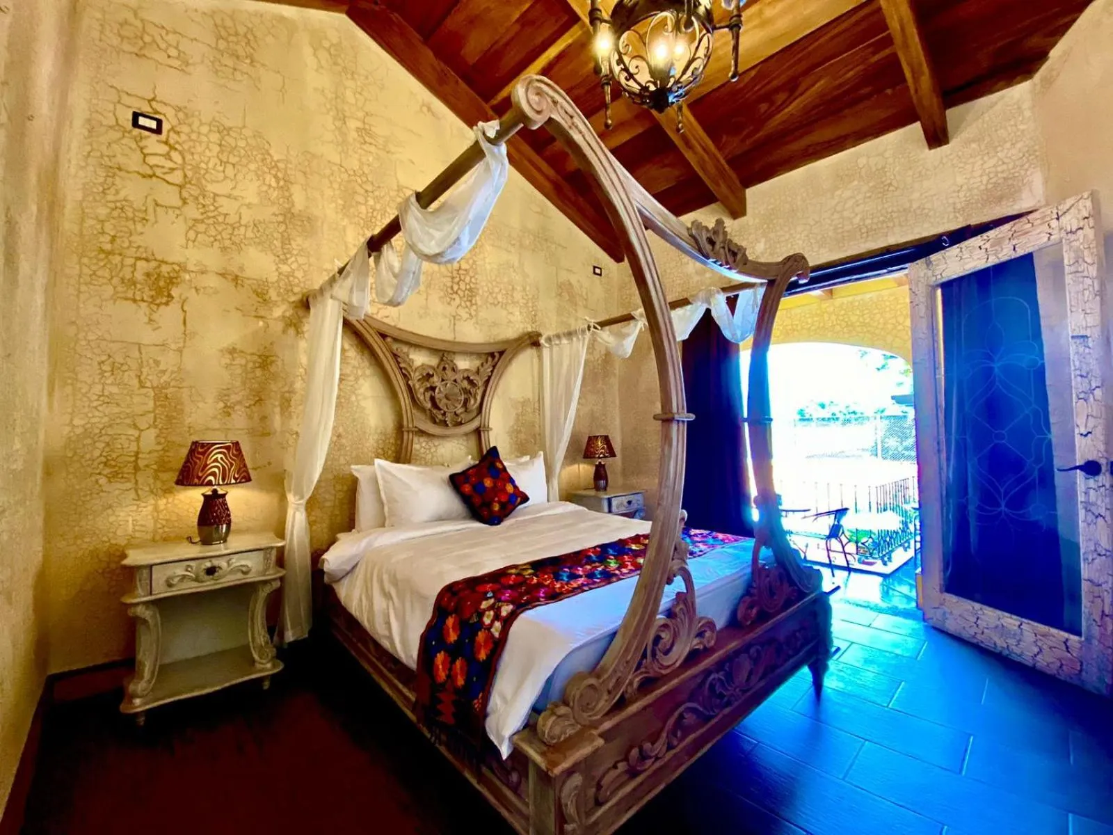 Bed in Hotel Casa Realeza