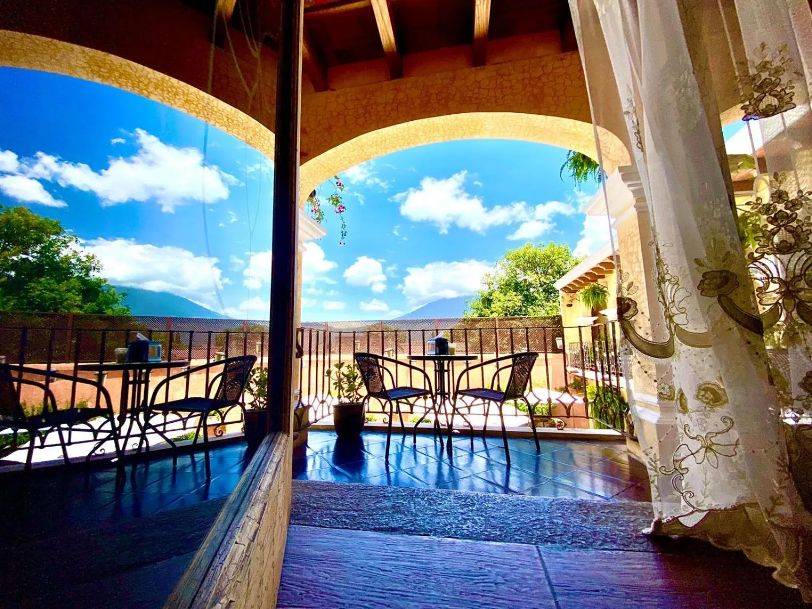 Patio in Hotel Casa Realeza