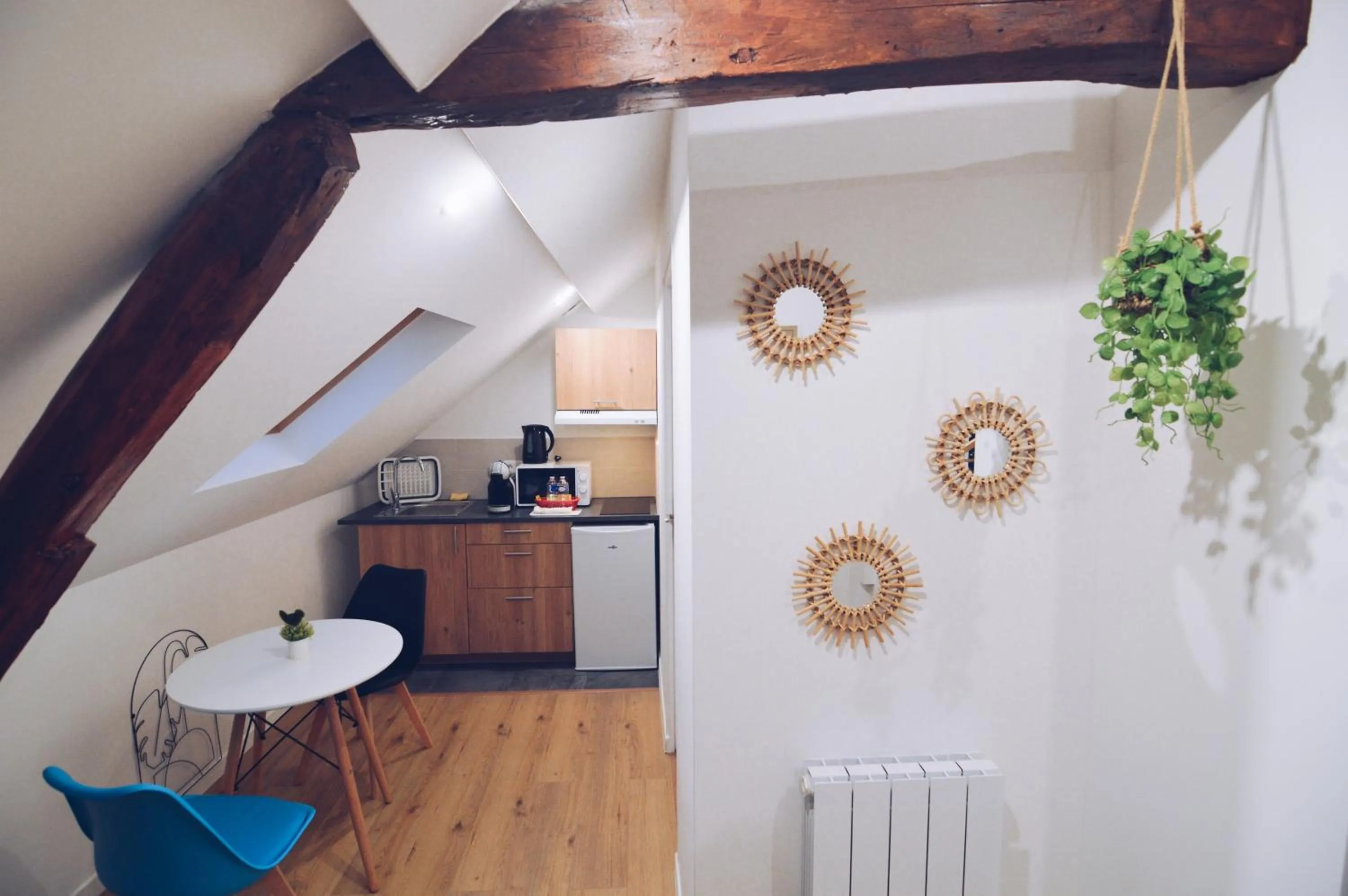 Kitchen or kitchenette in Studios Lsquare Residence AFPA