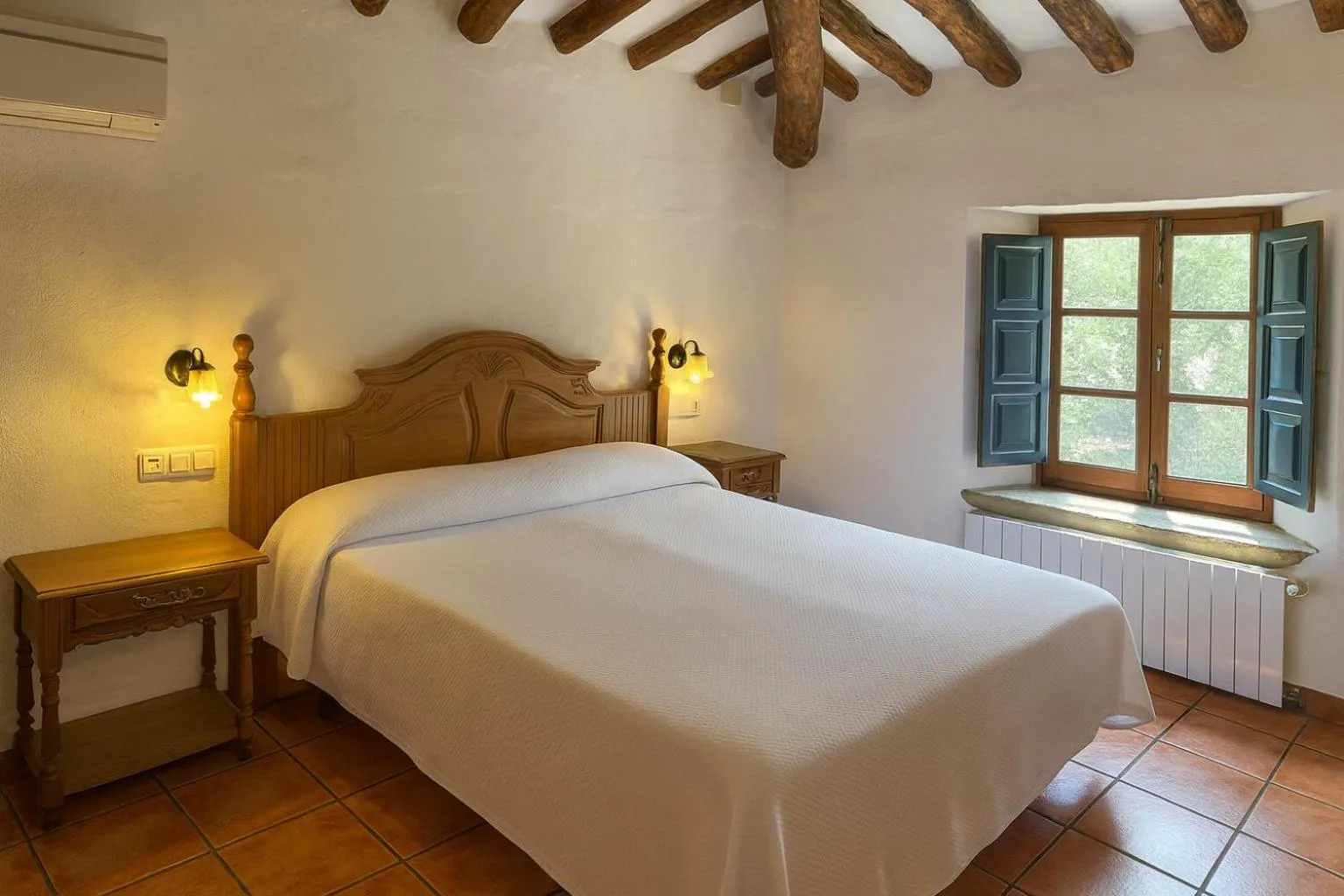 Bed in Hotel Rural El Horcajo de Ronda