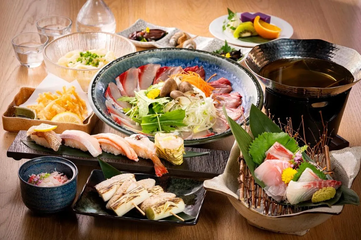 Dinner in HOTEL VISCHIO TOYAMA