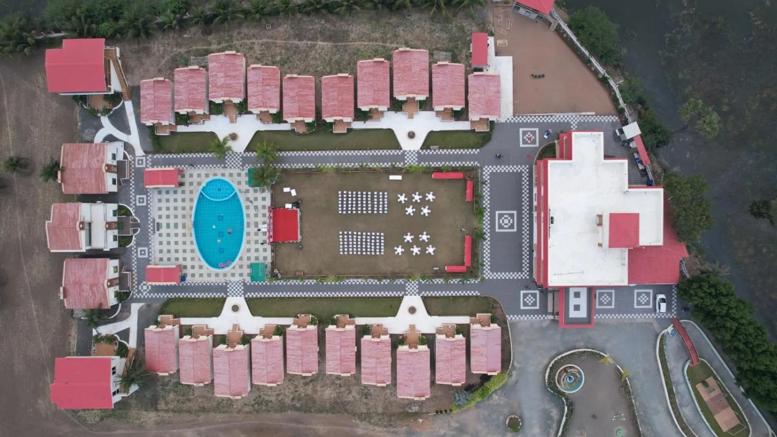 View (from property/room) in Flamingo Club and Resort Una 3 Km Away from Diu Check Post