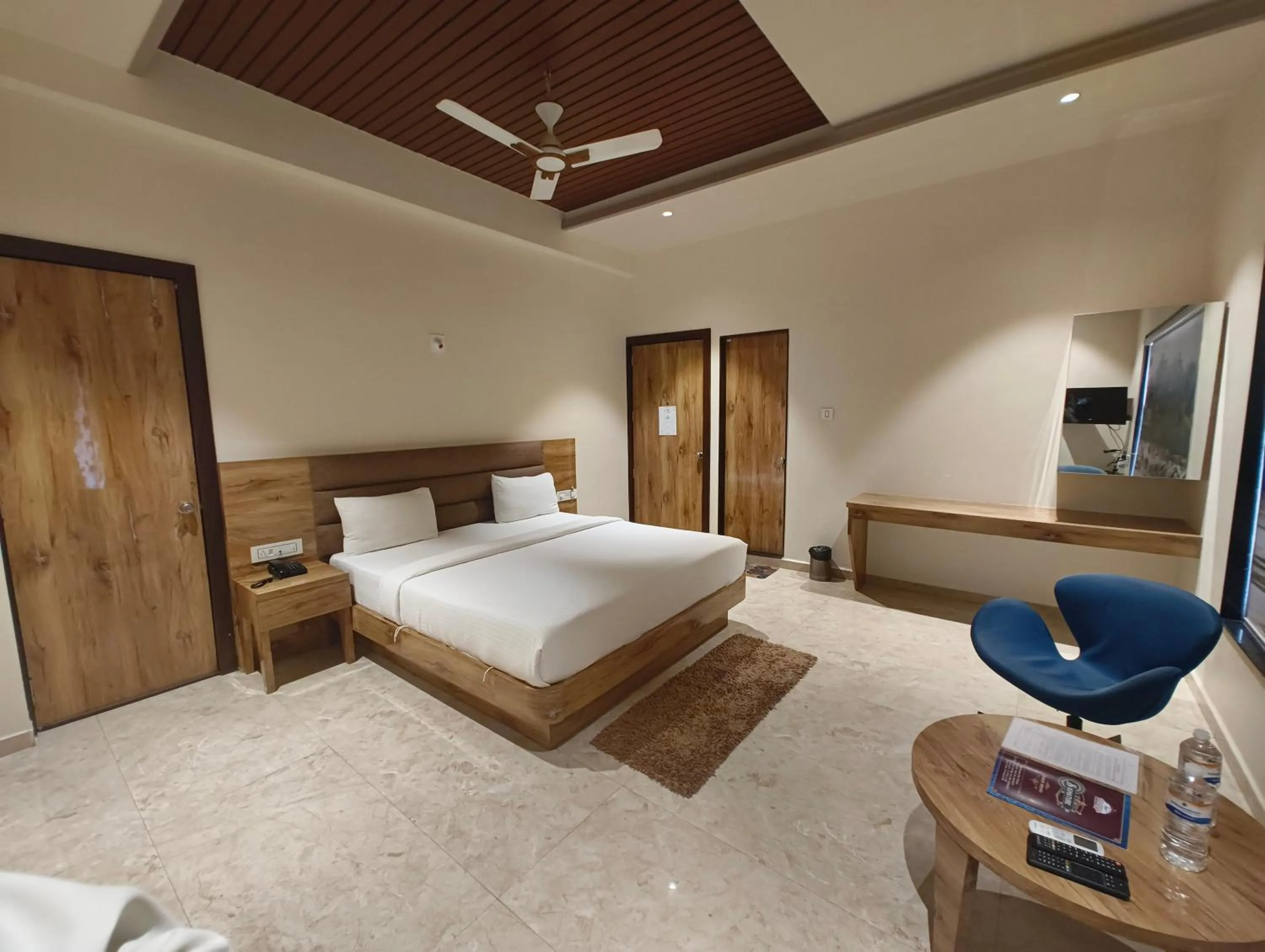 View (from property/room), Bed in Flamingo Club and Resort Una 3 Km Away from Diu Check Post
