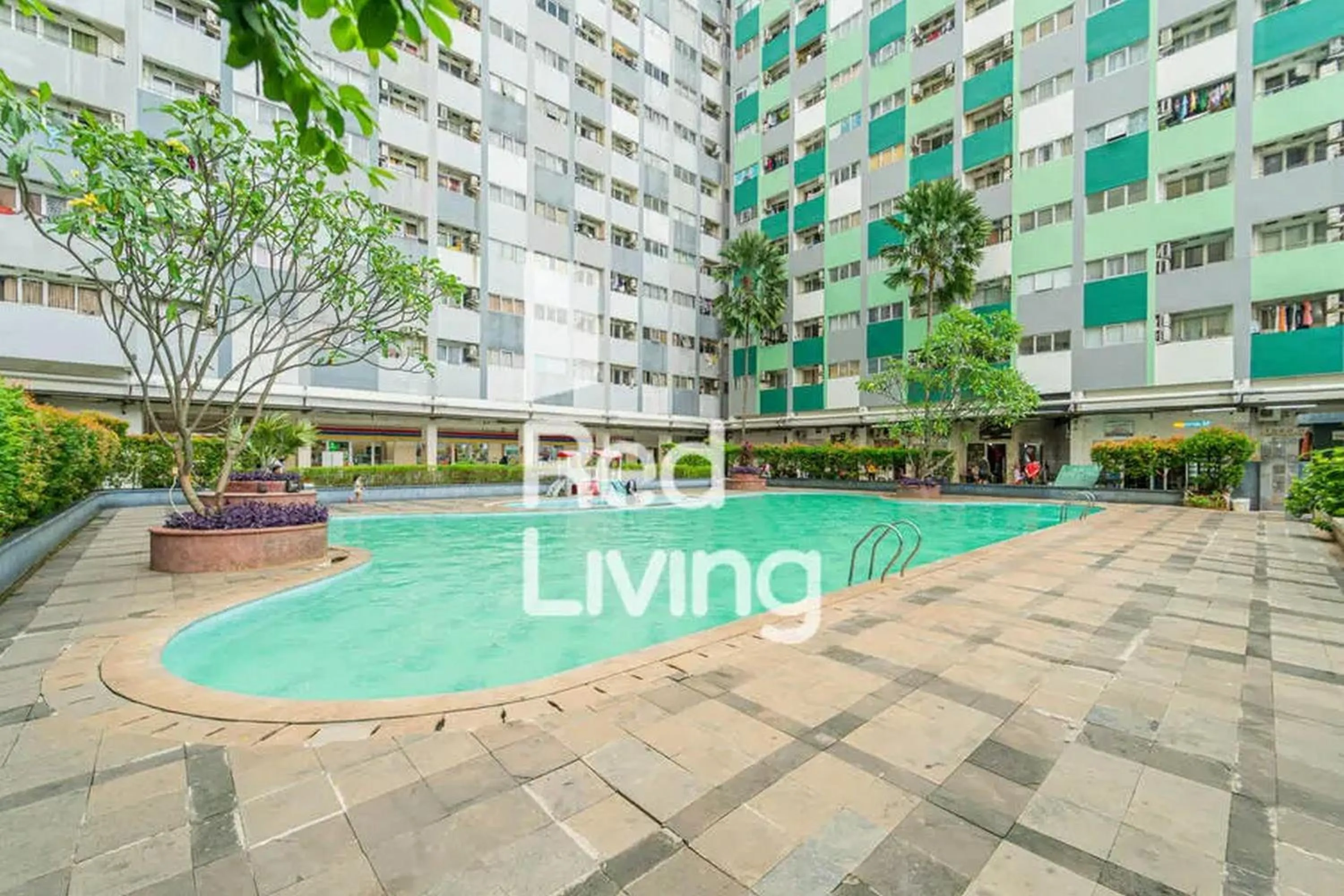 Swimming pool in RedLiving Apartemen Sentra Timur Residence - Myroom id Tower Green