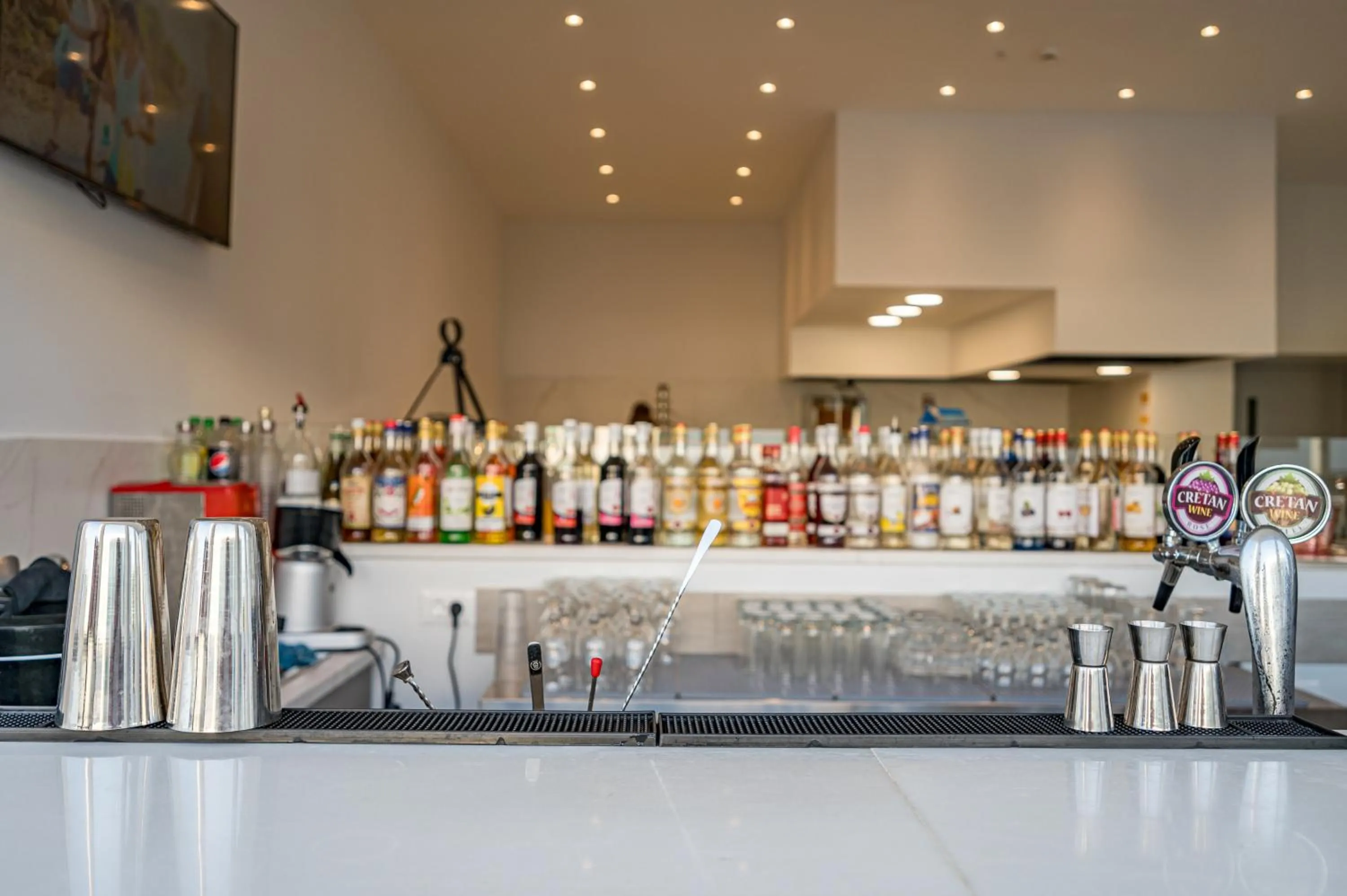 Lounge or bar in Mirage Bleu Hotel