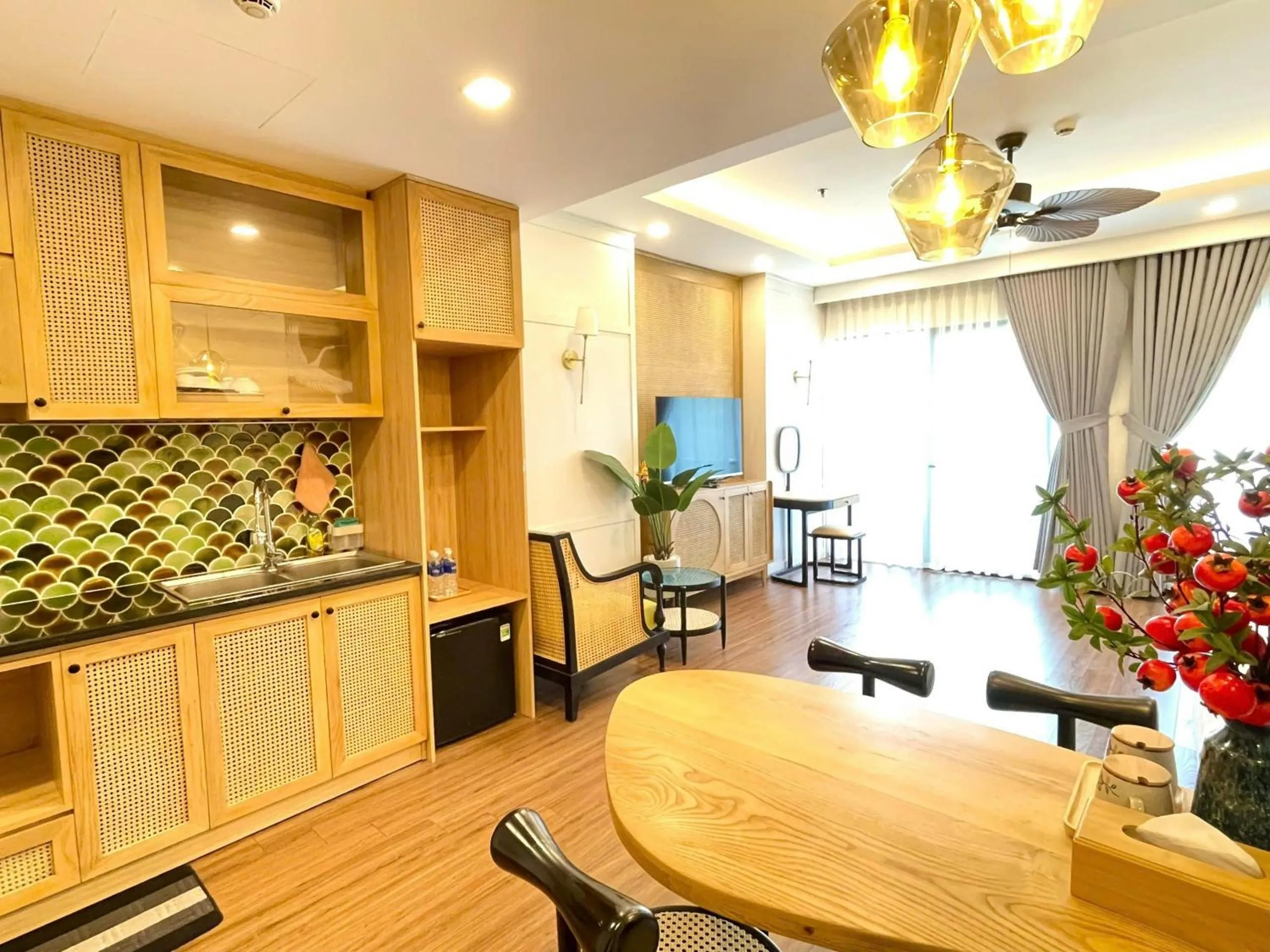 Kitchen or kitchenette in Tony Apartment -FLC Sea Tower Quy Nhon