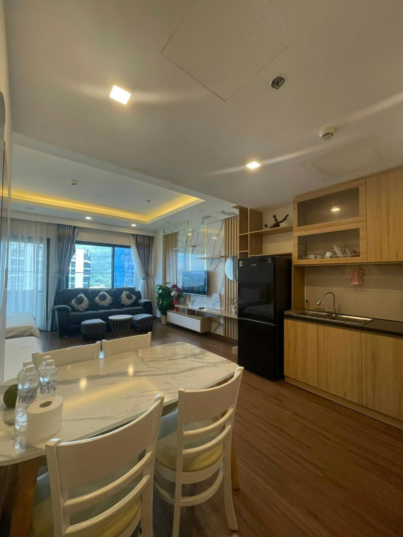 Kitchen or kitchenette in Tony Apartment -FLC Sea Tower Quy Nhon
